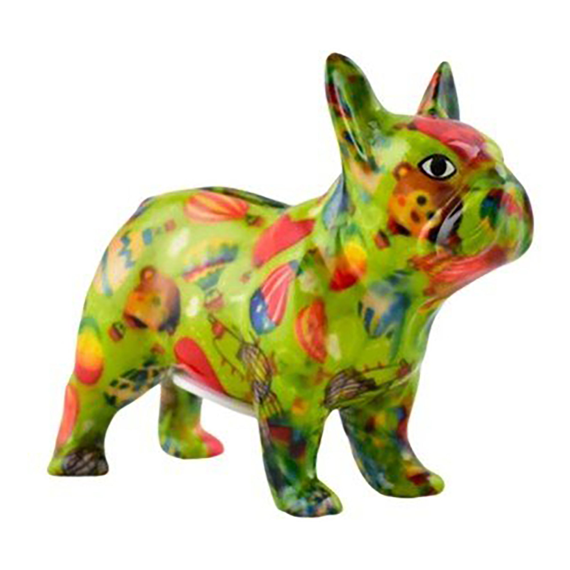 Pomme Pidou mini 'Jack' ceramic French Bulldog shaped Money Box (6 PACK IN DISPLAY BOX)