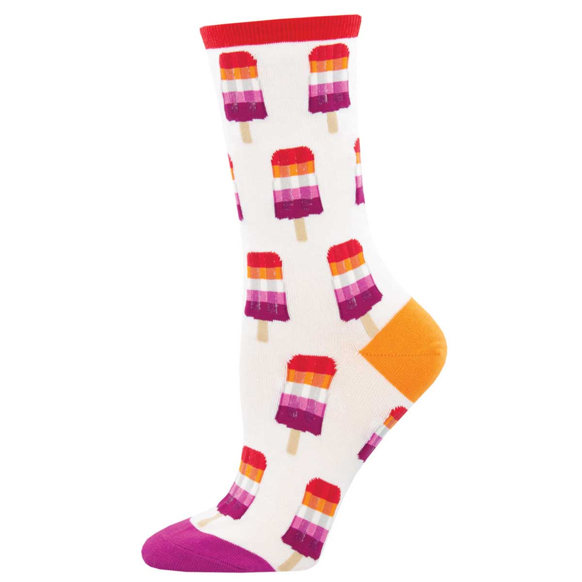 Socksmith Lesbian Pops 6 Pack - Cotton Crew S/M Socks
