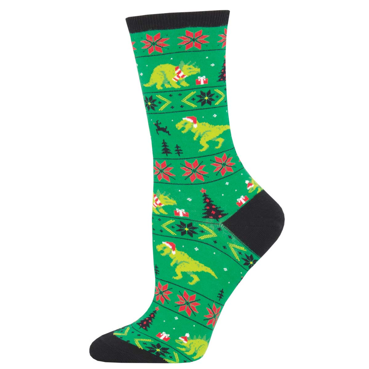 Socksmith Santasaurus Rex 6 Pack - Cotton Crew Socks