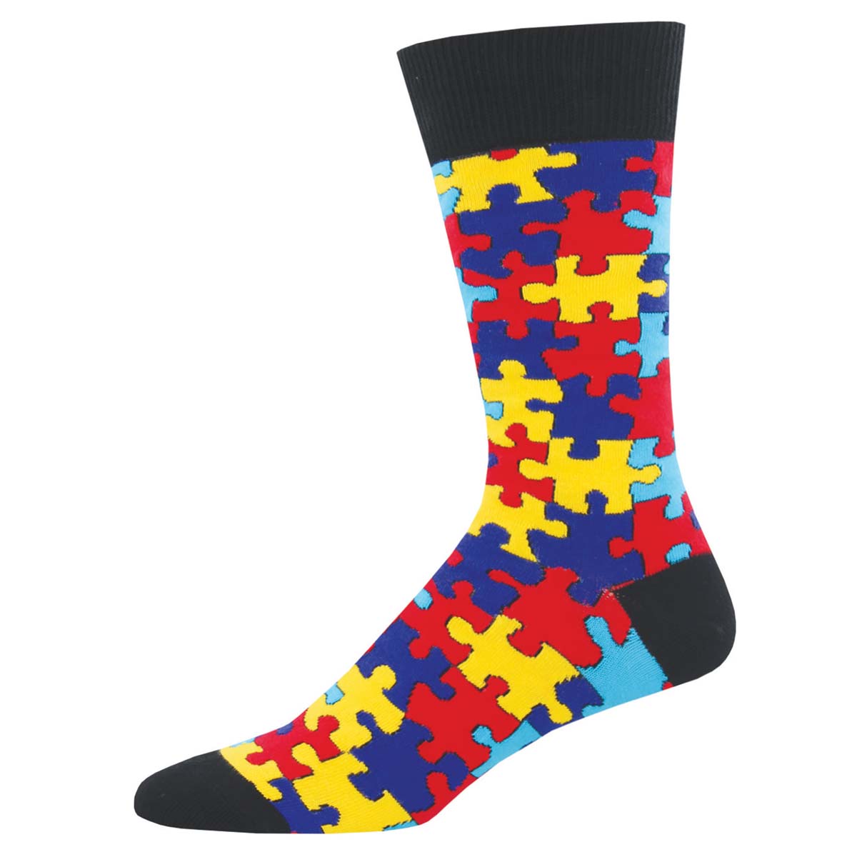 Socksmith Puzzled 6 pack - Cotton Crew Socks
