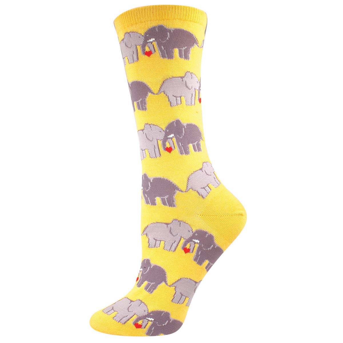 Socksmith Elephant Love 6 Pack - Cotton Crew Socks