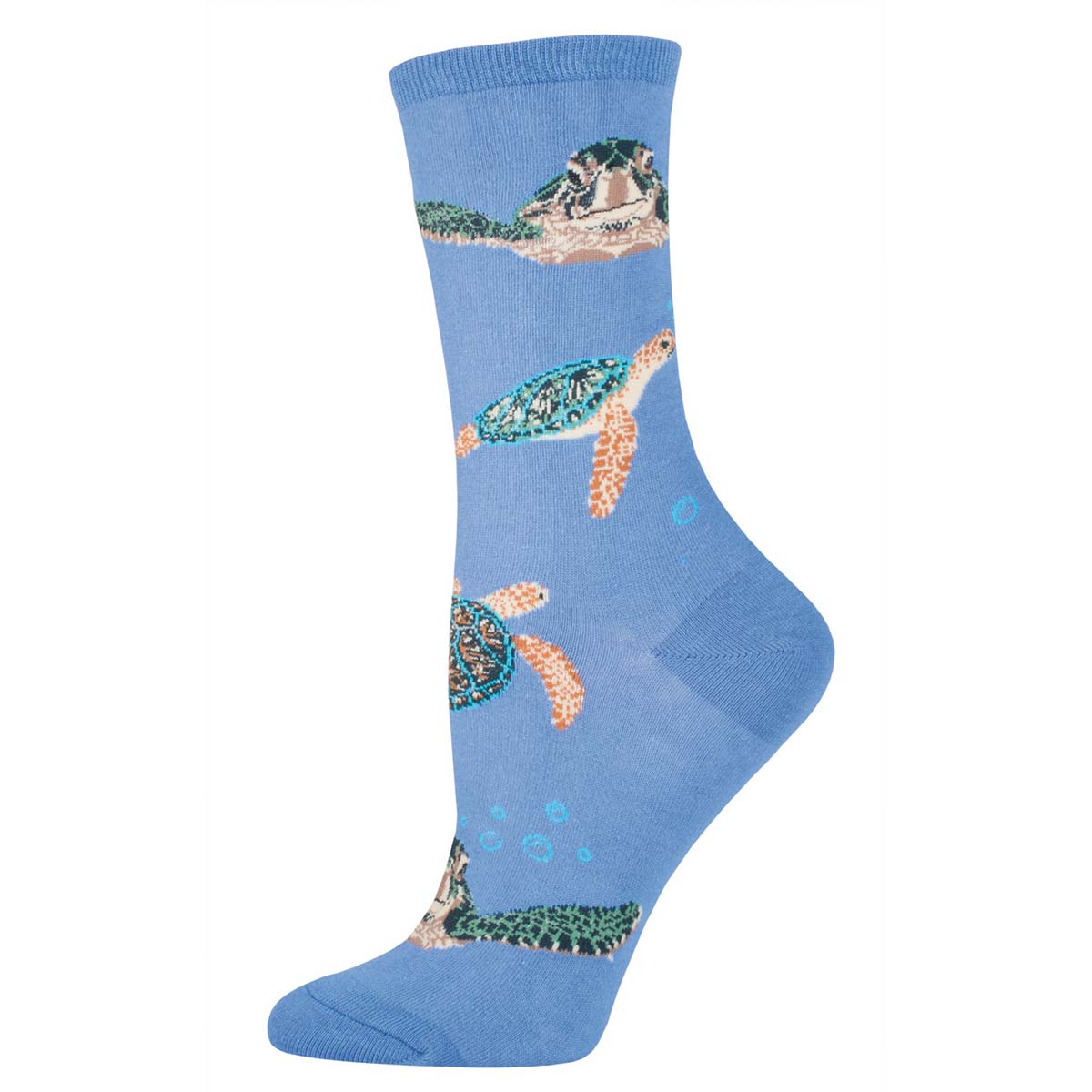 Socksmith Sea Turtles 6 Pack - Cotton Crew Socks