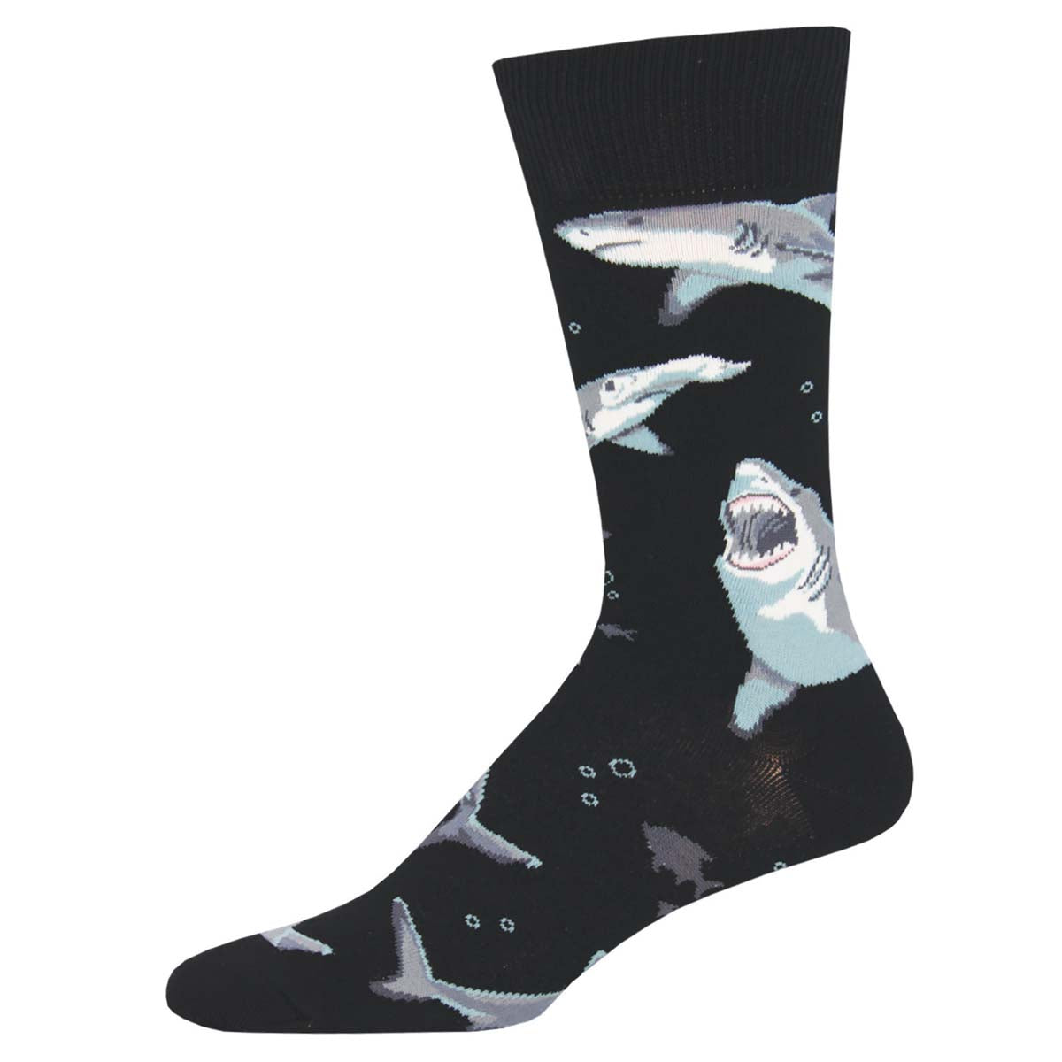 Socksmith Shark Chums 6 Pack - Cotton Crew Socks