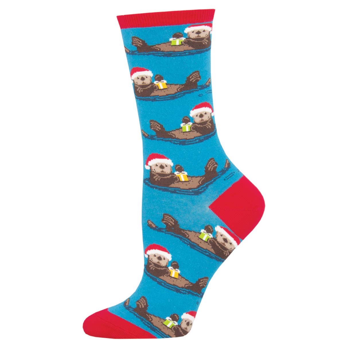Socksmith Otterly Merry 6 Pack - Cotton Crew Socks