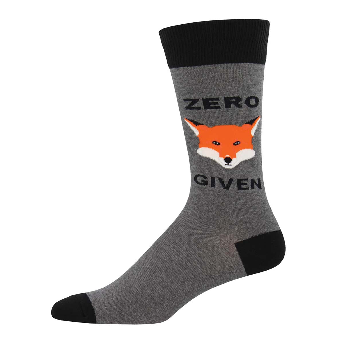 Socksmith Zero Fox Given 6 Pack - Cotton Crew Socks