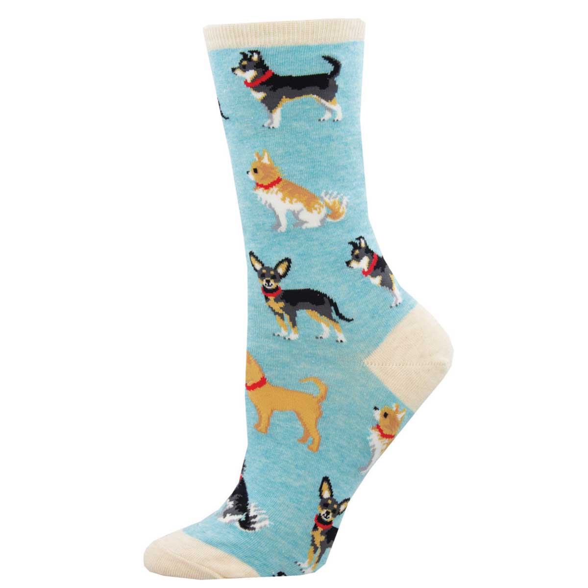 Socksmith Doggy Style 6 Pack - Cotton Crew Socks