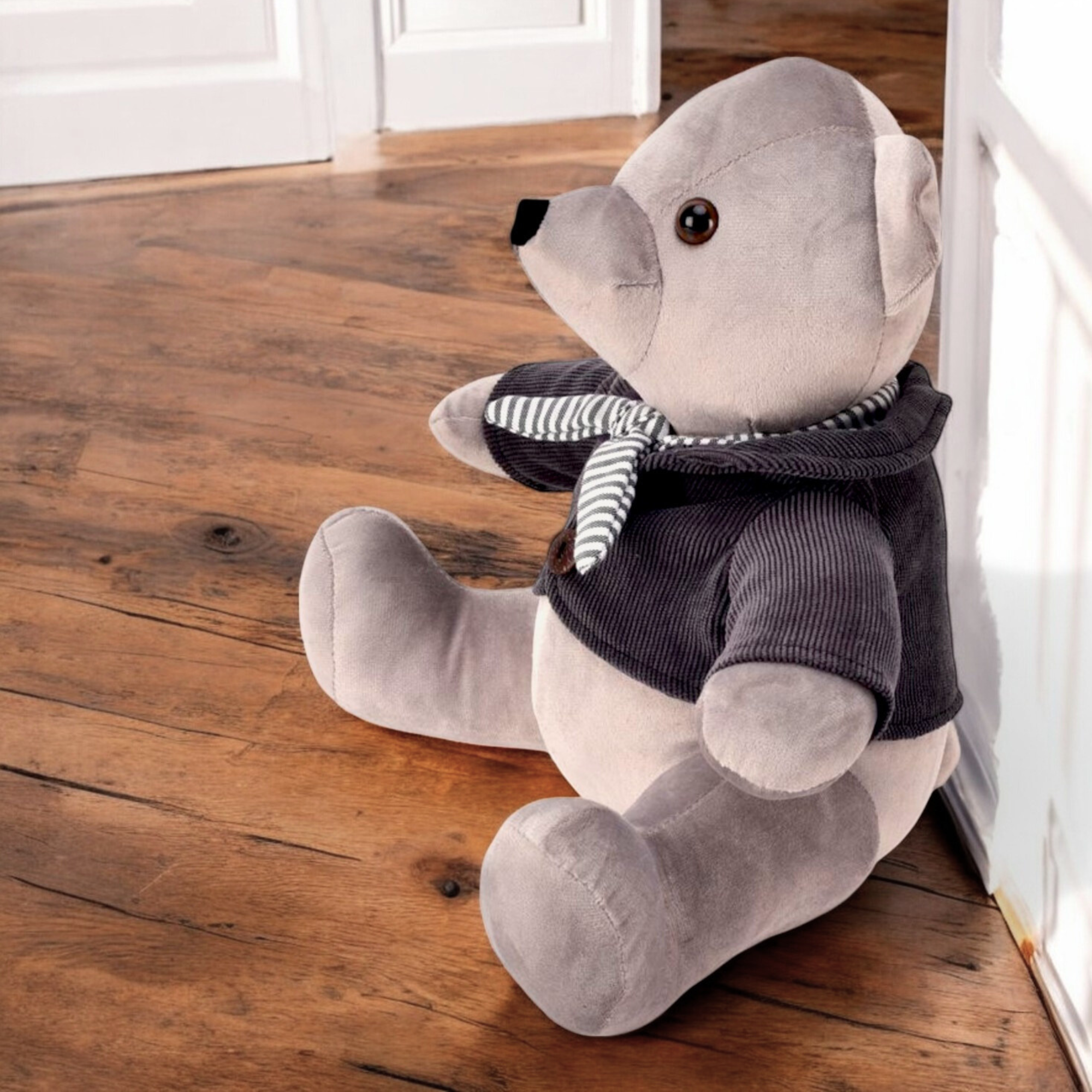 Teddy Bear Doorstop child nursery decoration furnishing Bear lover collectible