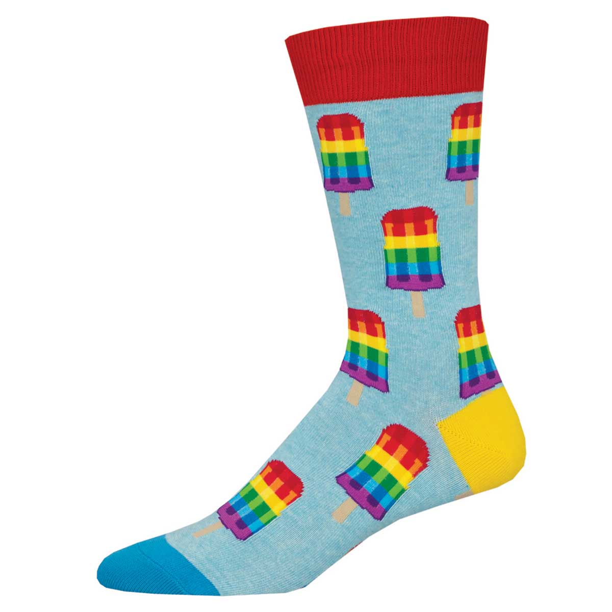 Socksmith Gay Pops 6 Pack - Cotton Crew L/XL Socks