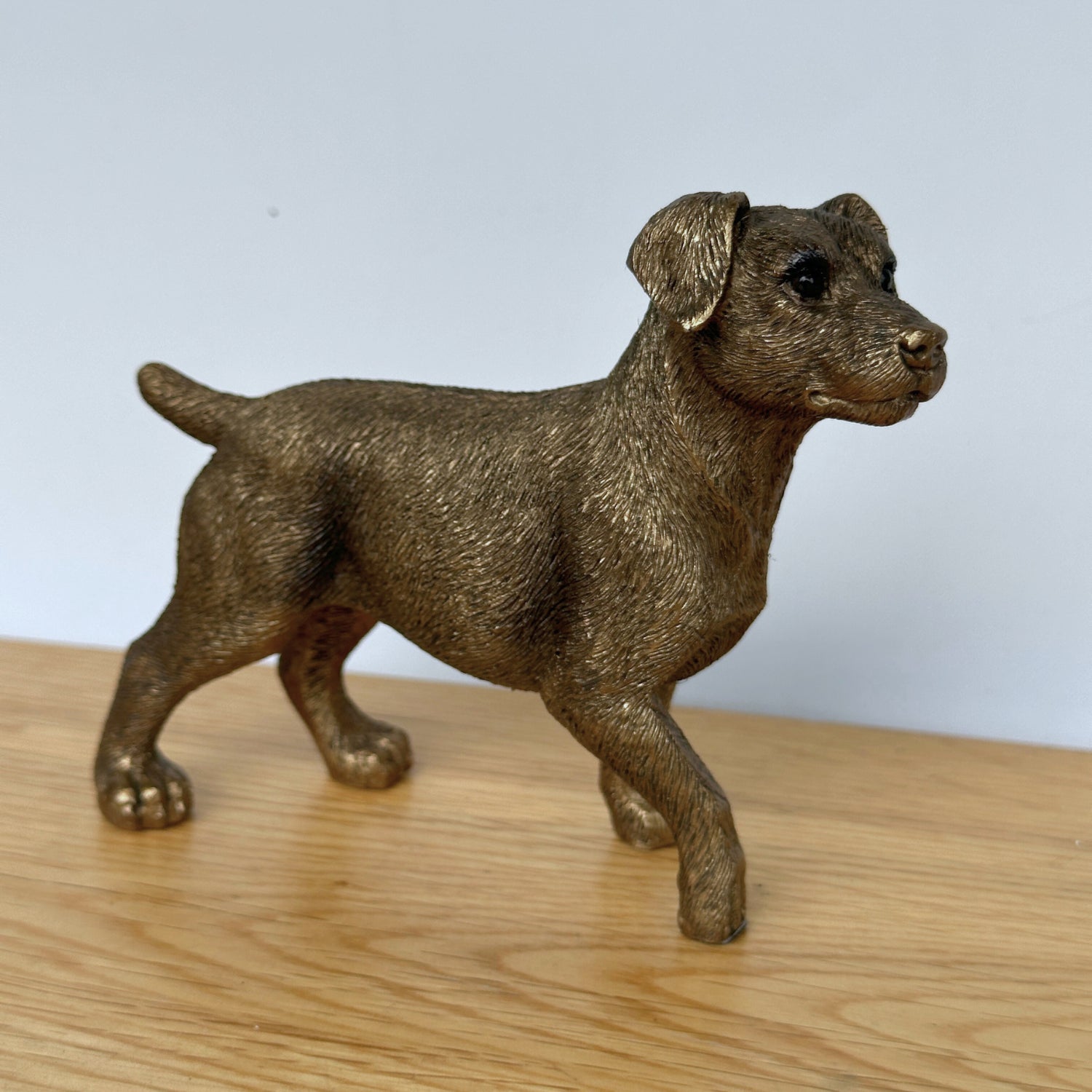 Jack Russell Terrier Dog figurine, Leonardo Reflections Bronzed, gift boxed