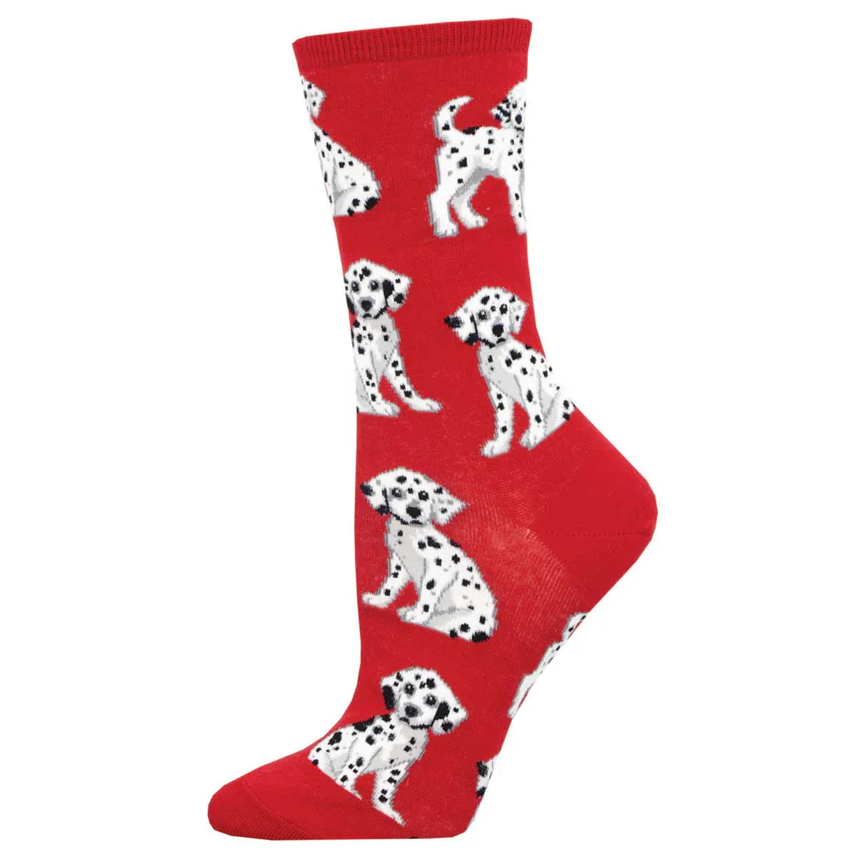 Socksmith Dalmatian Station 6 Pack - Cotton Crew Socks