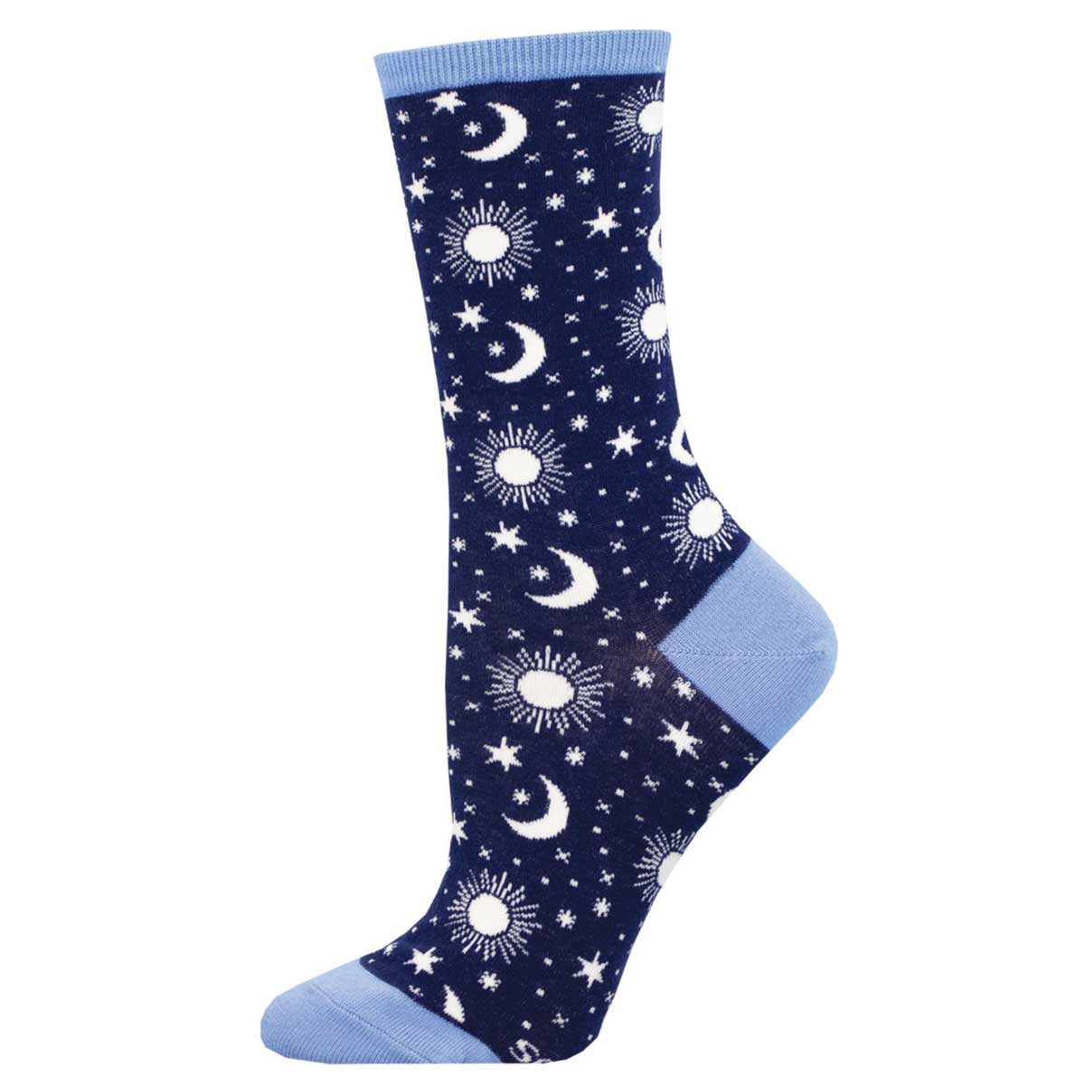Socksmith Moon Child 6 Pack - Cotton Crew Socks
