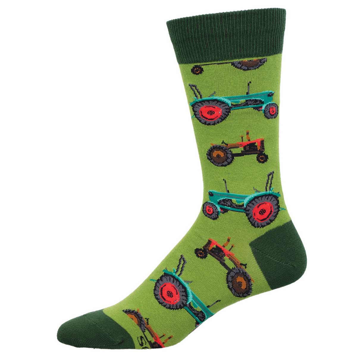 Socksmith Tractors 6 Pack - Cotton Crew Socks