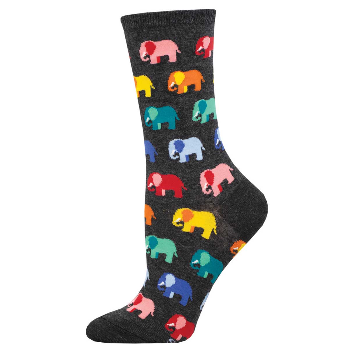 Socksmith Elephant In The Room 6 Pack - Cotton Crew Socks