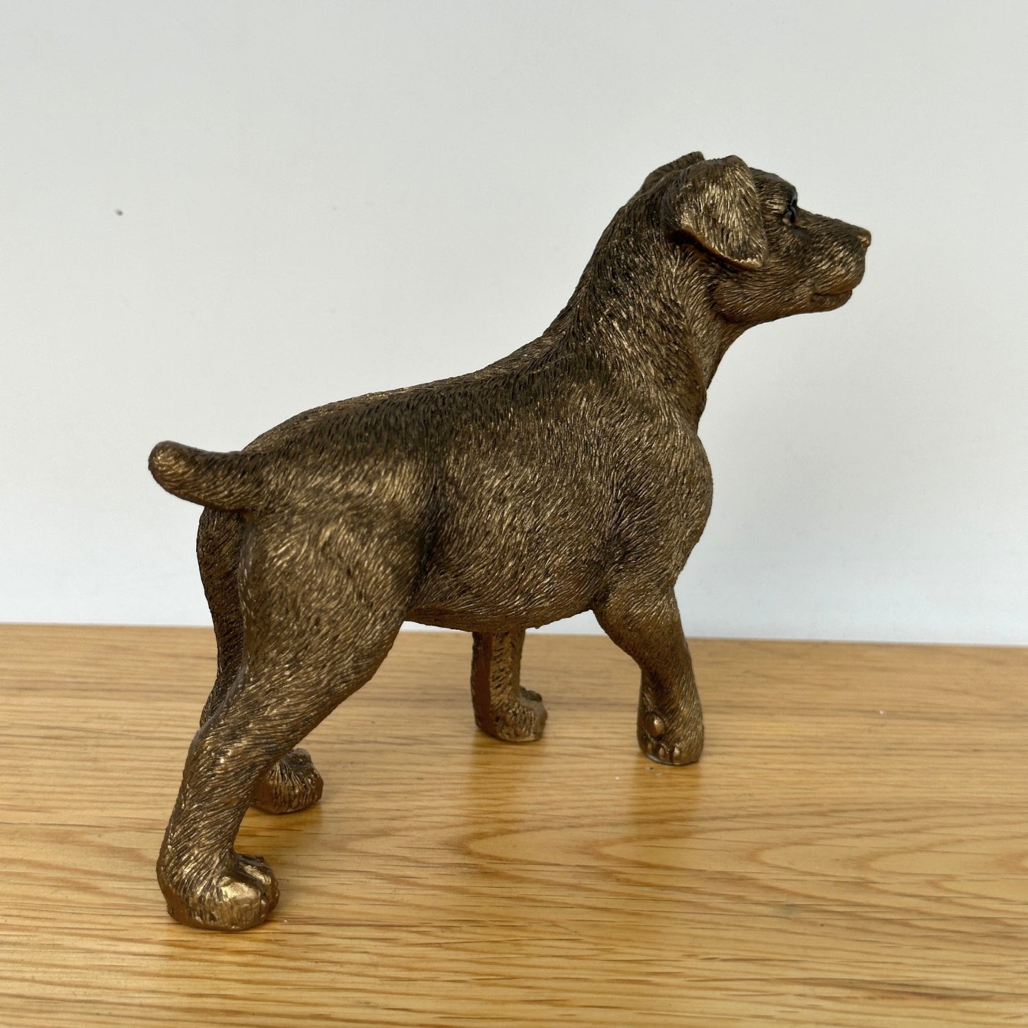 Jack Russell Terrier Dog figurine, Leonardo Reflections Bronzed, gift boxed
