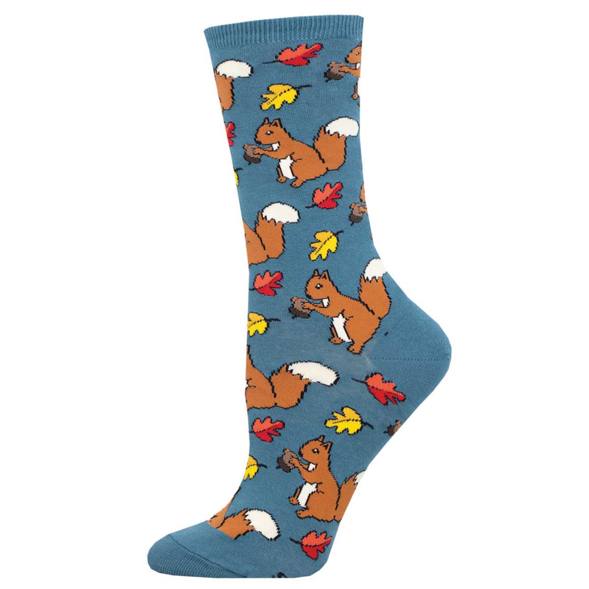 Socksmith Squirrel Them Away 6 Pack - Cotton Crew Socks