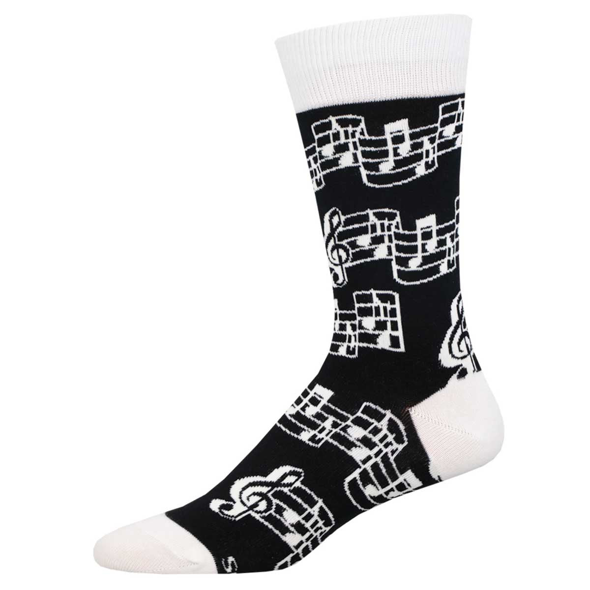 Socksmith Tuning Out 6 Pack - Cotton Crew Socks