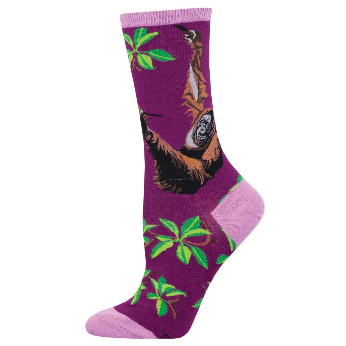 Socksmith Orangutan 6 Pack - Cotton Crew Socks