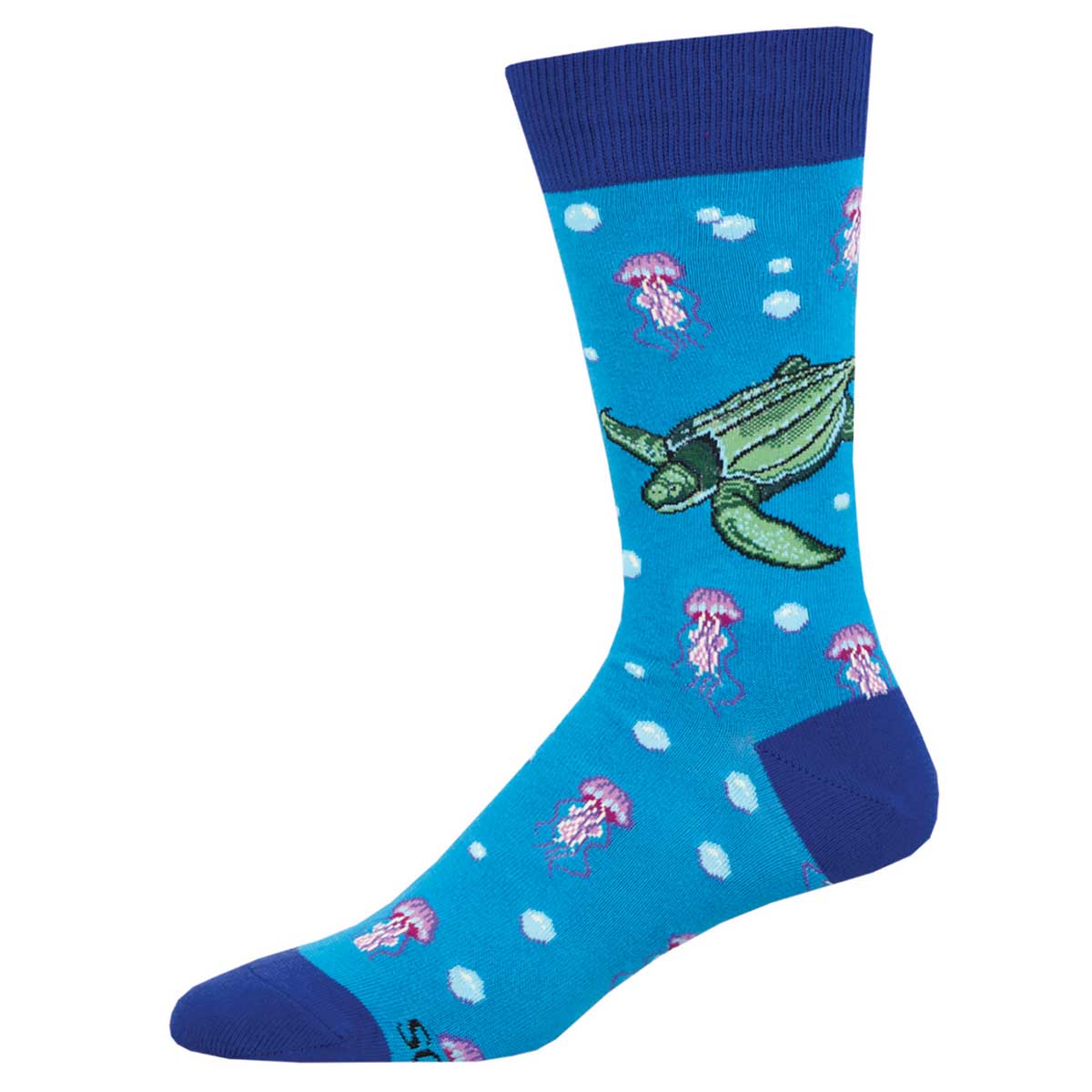 Socksmith Leatherback Turtle 6 Pack - Cotton Crew Socks