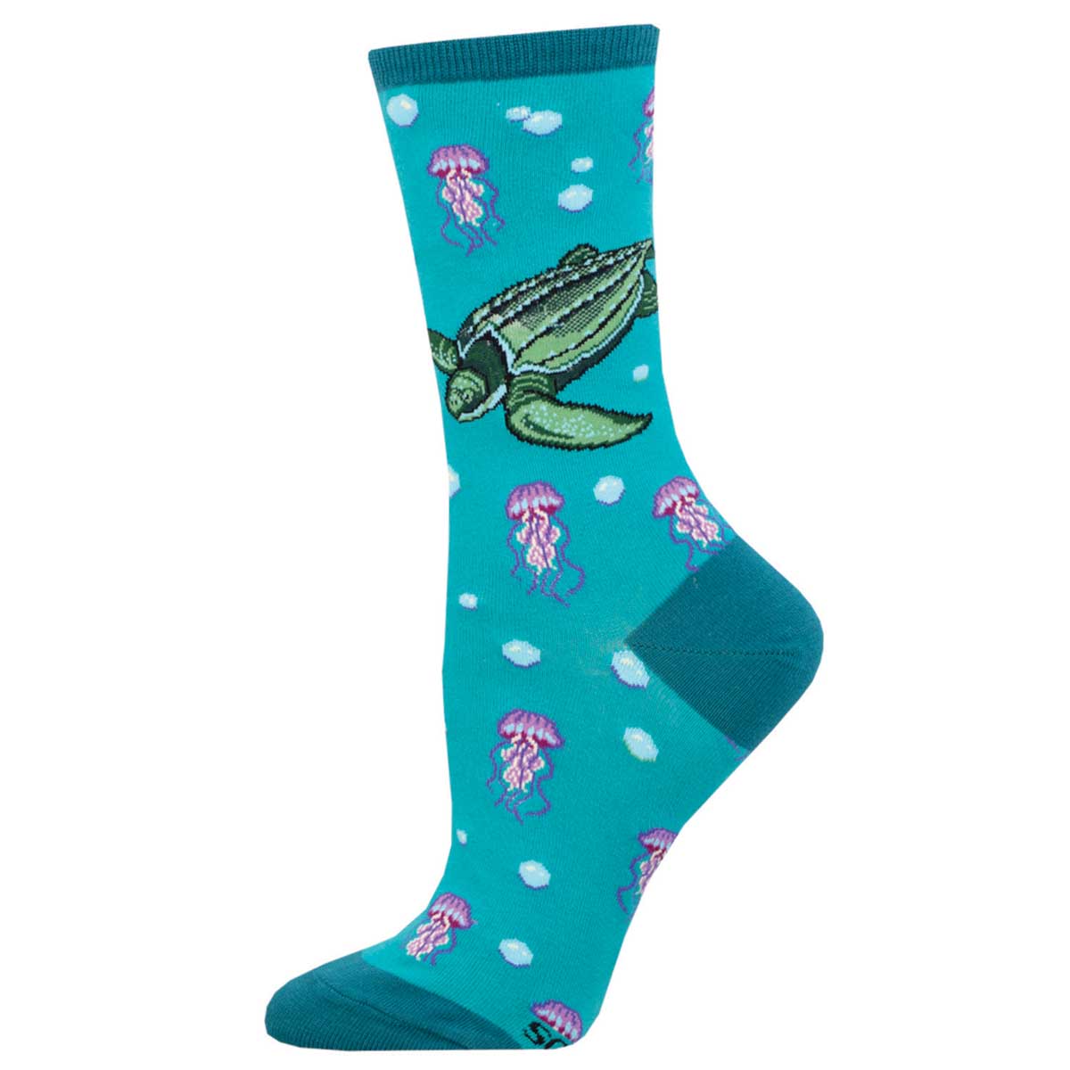 Socksmith Leatherback Turtle 6 Pack - Cotton Crew Socks