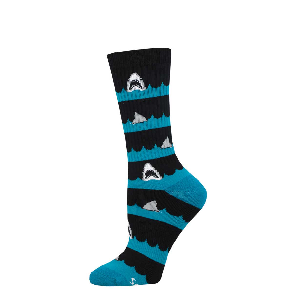 Socksmith Women's Shark Bait 6 Pack - Active Crew Socks