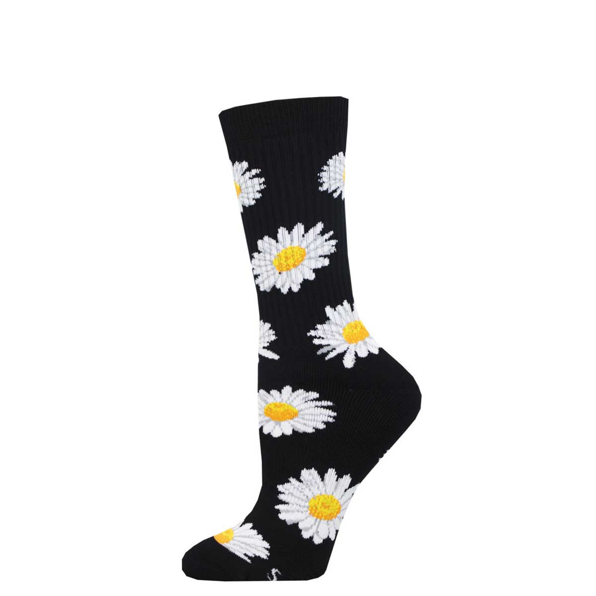Socksmith Retro Daisy 6 Pack - Active Crew Socks