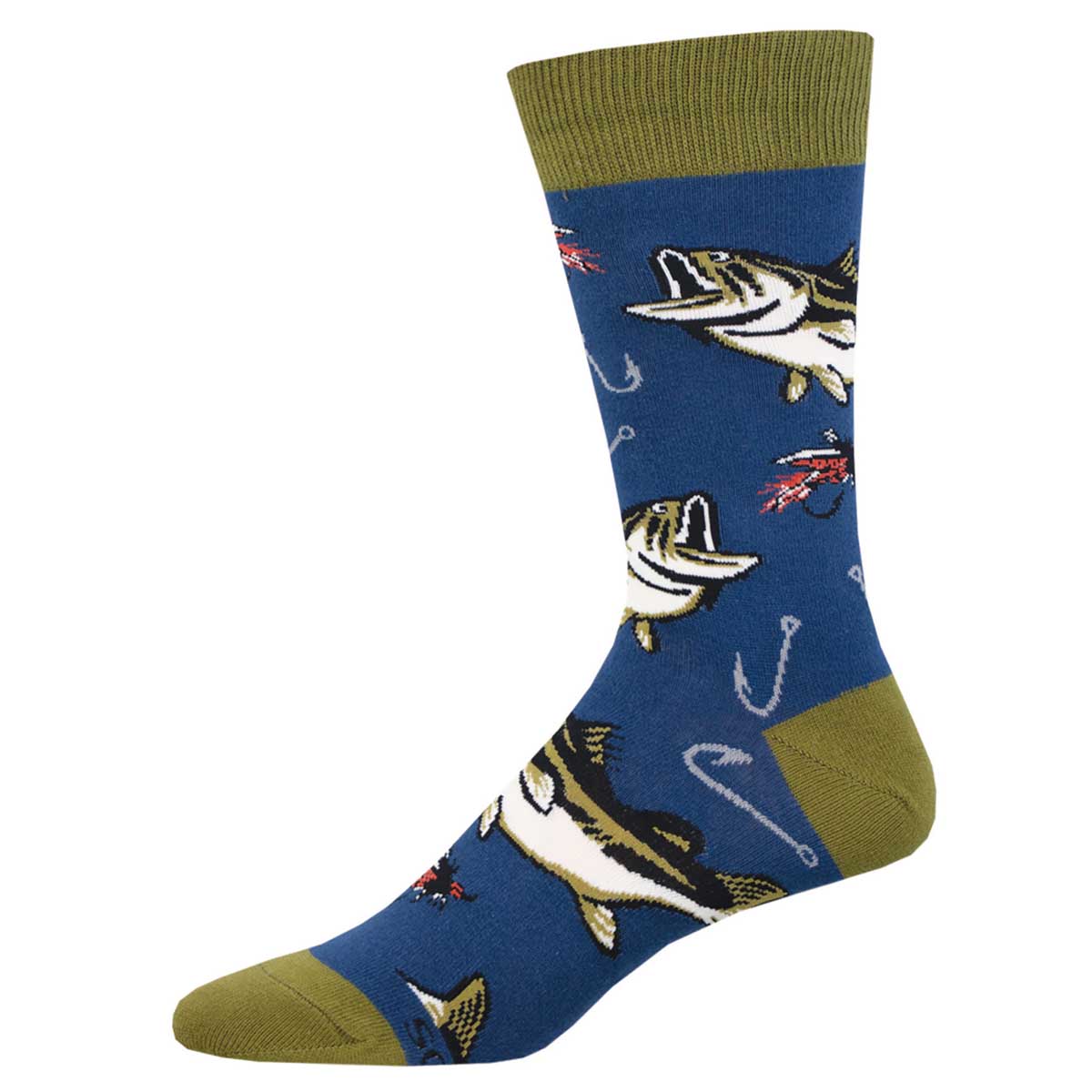 Socksmith All About The Bass 6 Pack - Cotton Crew Socks