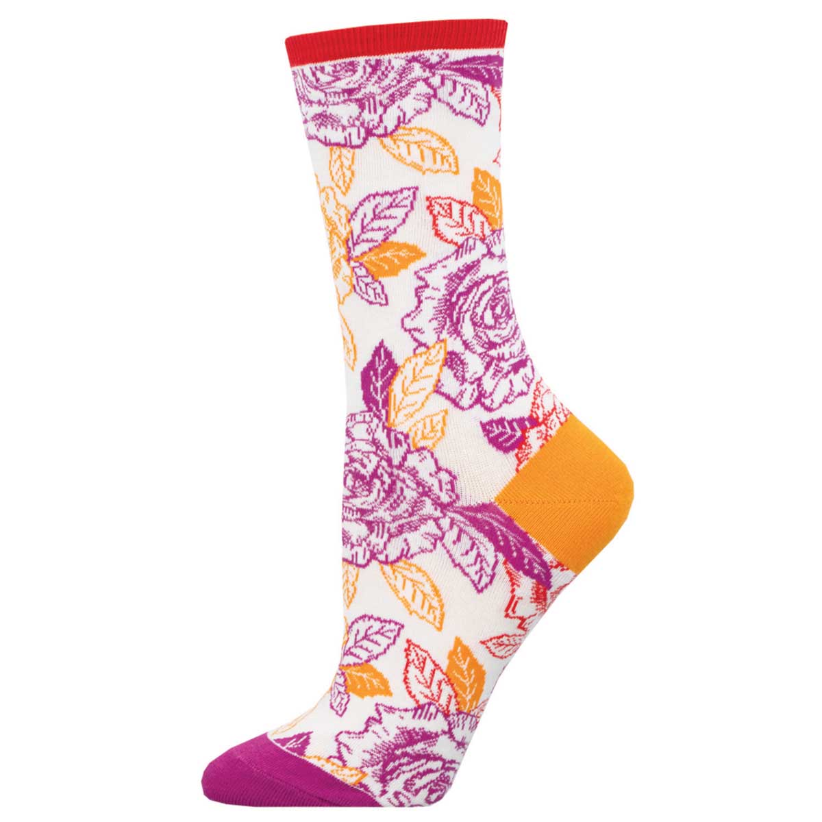Socksmith Lesbian Roses 6 Pack - Cotton Crew S/M Socks