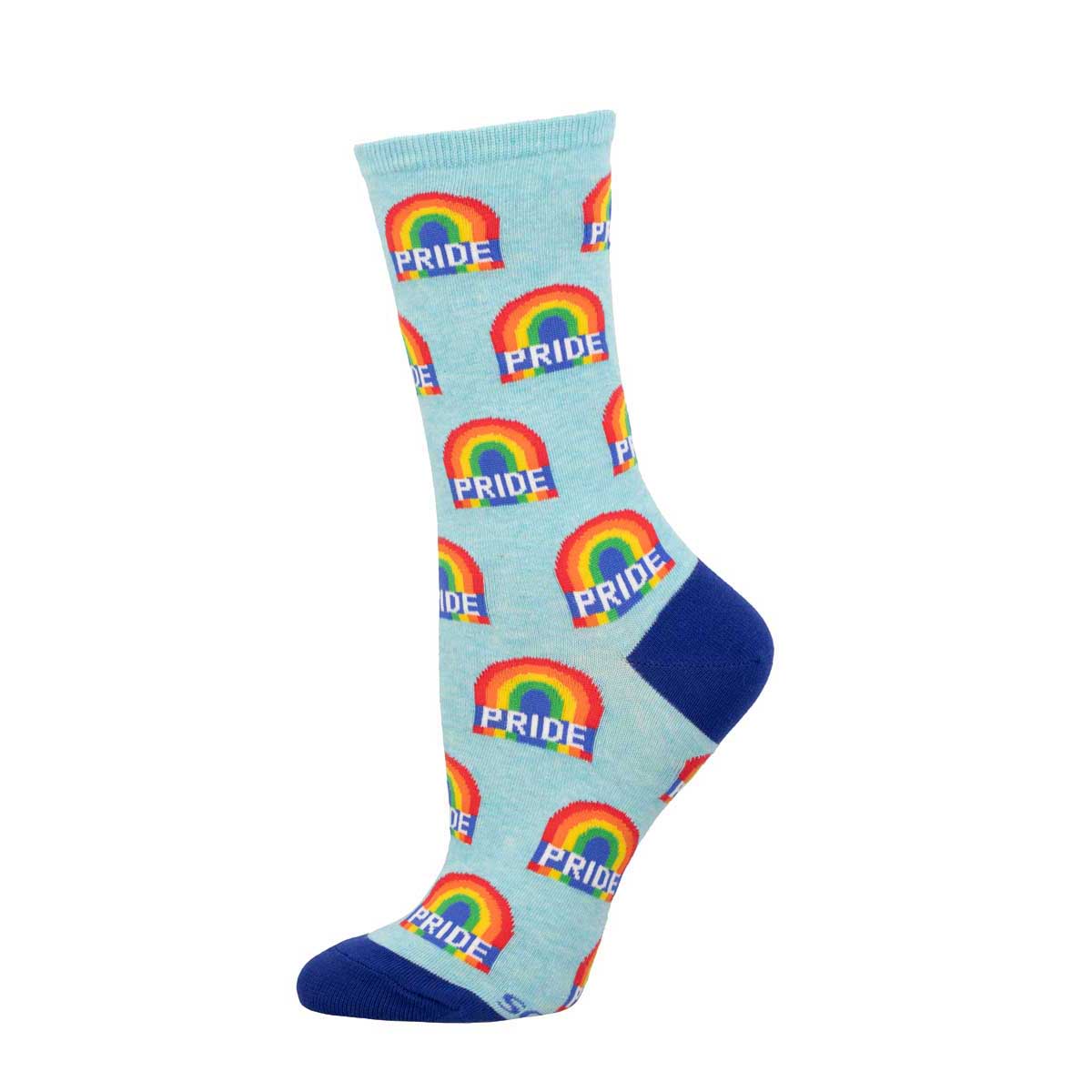 Socksmith Rainbow Pride 6 Pack - Cotton Crew Socks
