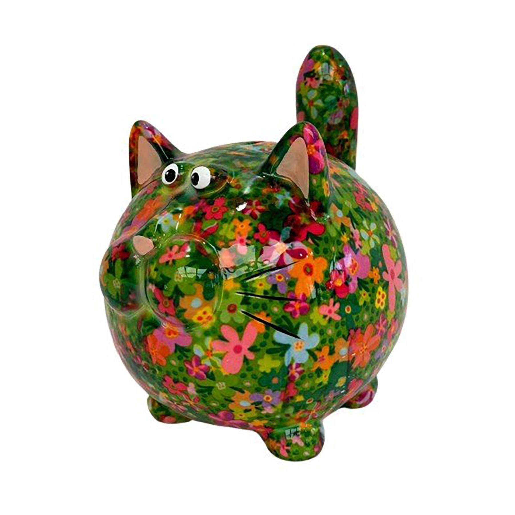 Pomme Pidou 'Fritz' Cat shaped ceramic Money Box (Medium) (6 PACK, ASSORTED)