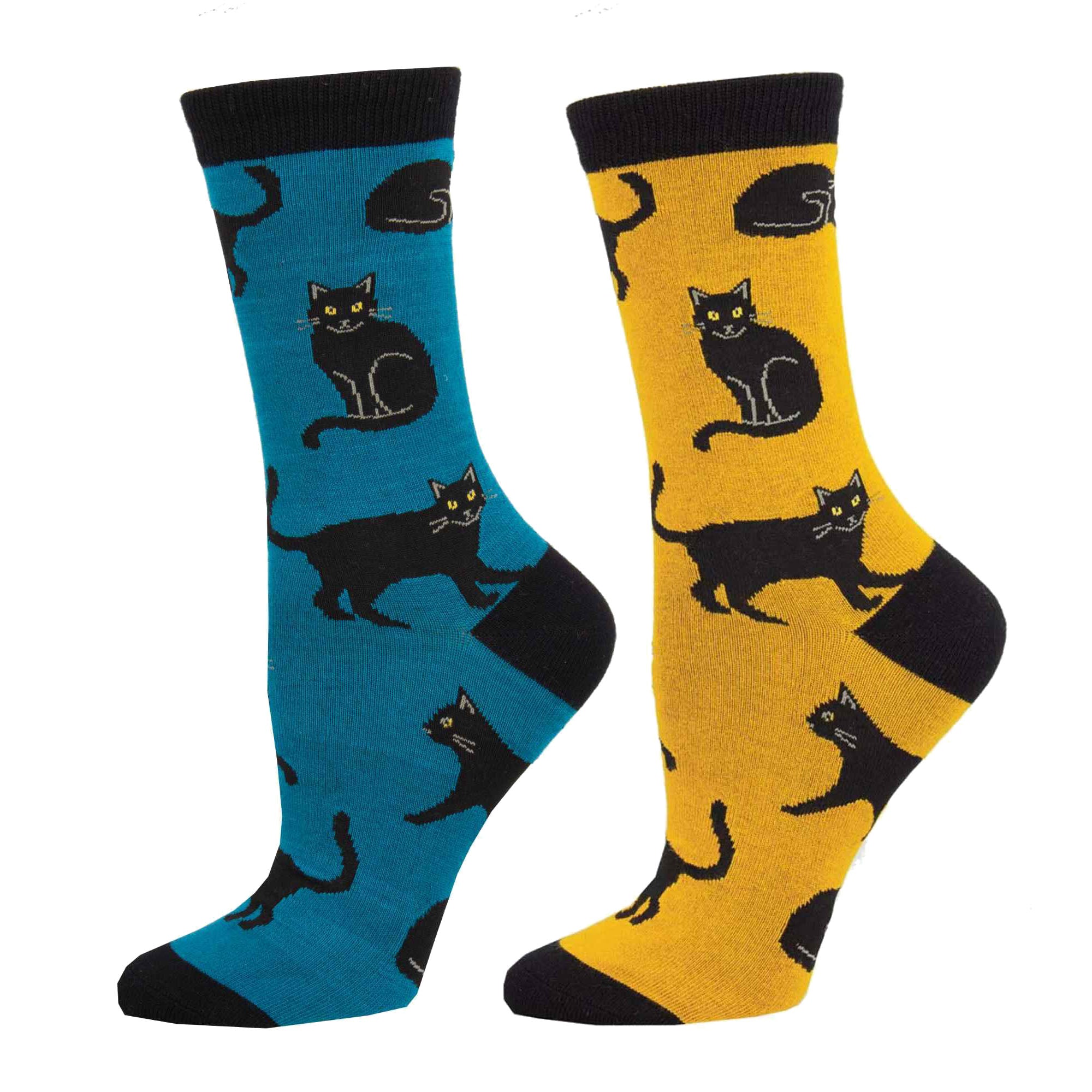 Socksmith Black Cat 6 Pack - Bamboo Socks