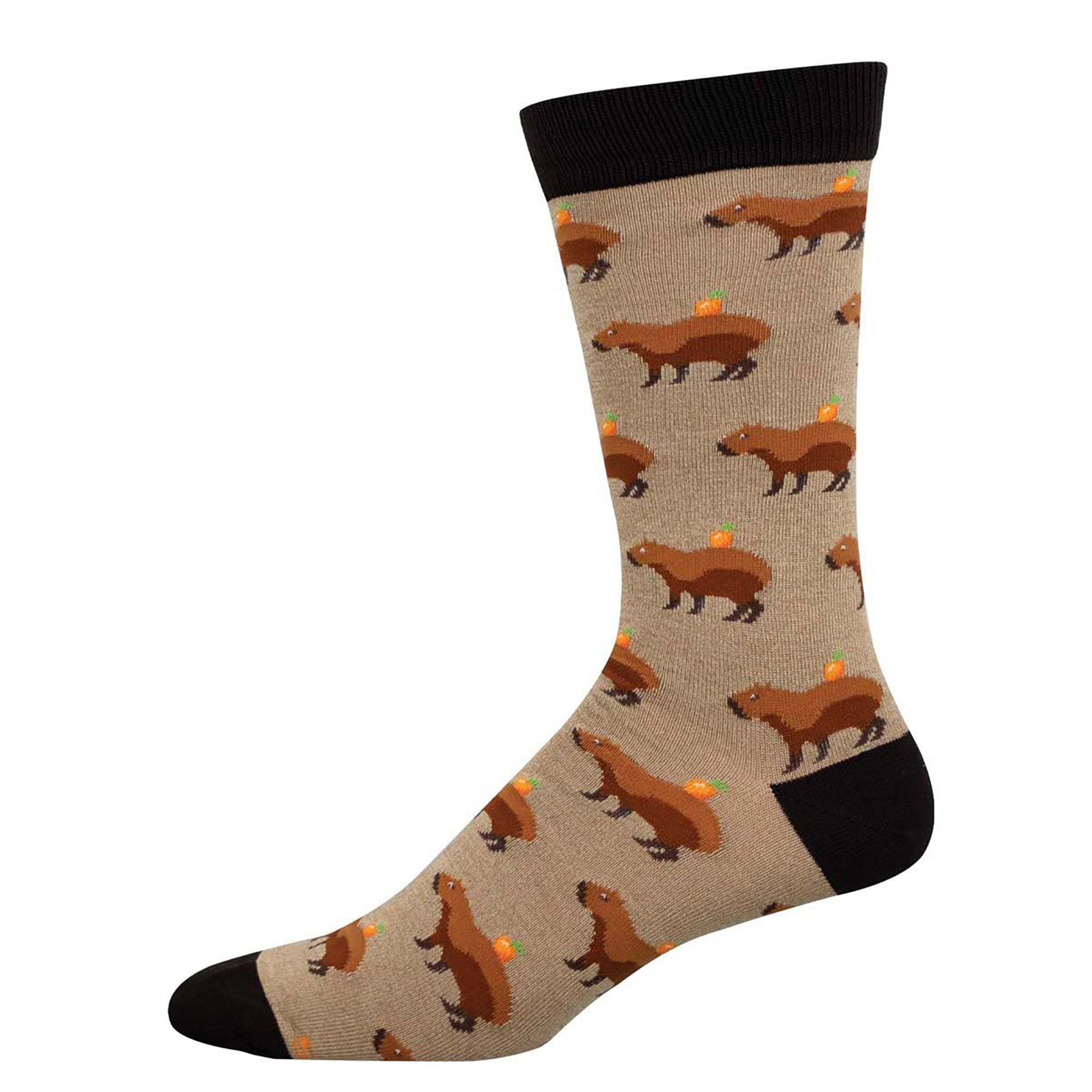 Socksmith Capybara Orange 6 Pack - Bamboo Socks
