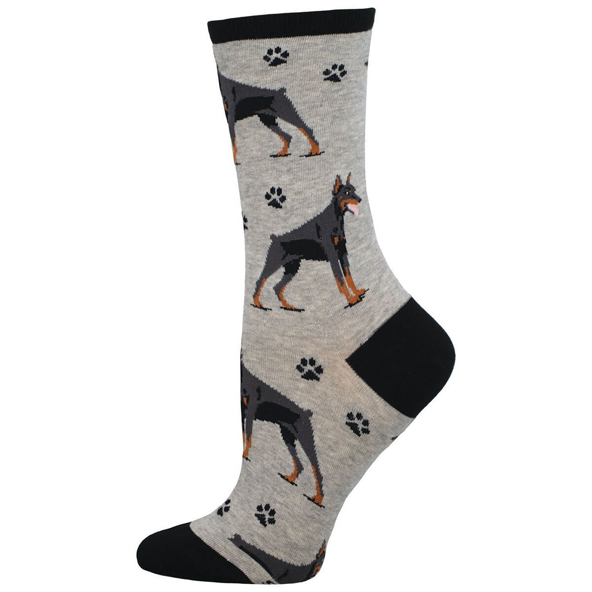 Socksmith Doberman 6 Pack (Women) - Cotton Crew Socks