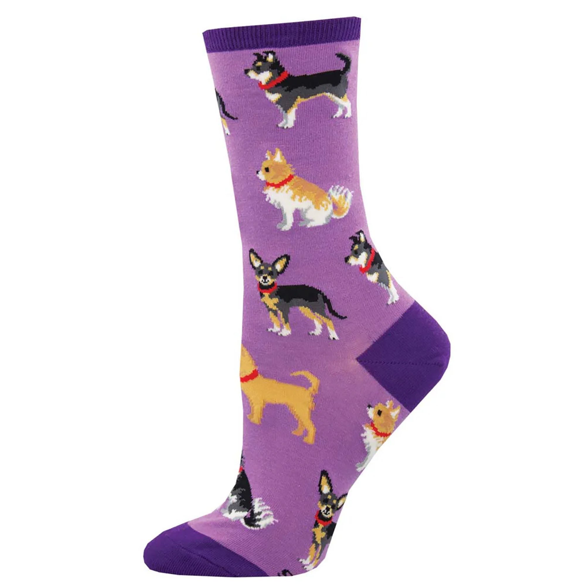 Socksmith Doggy Style 6 Pack - Cotton Crew Socks