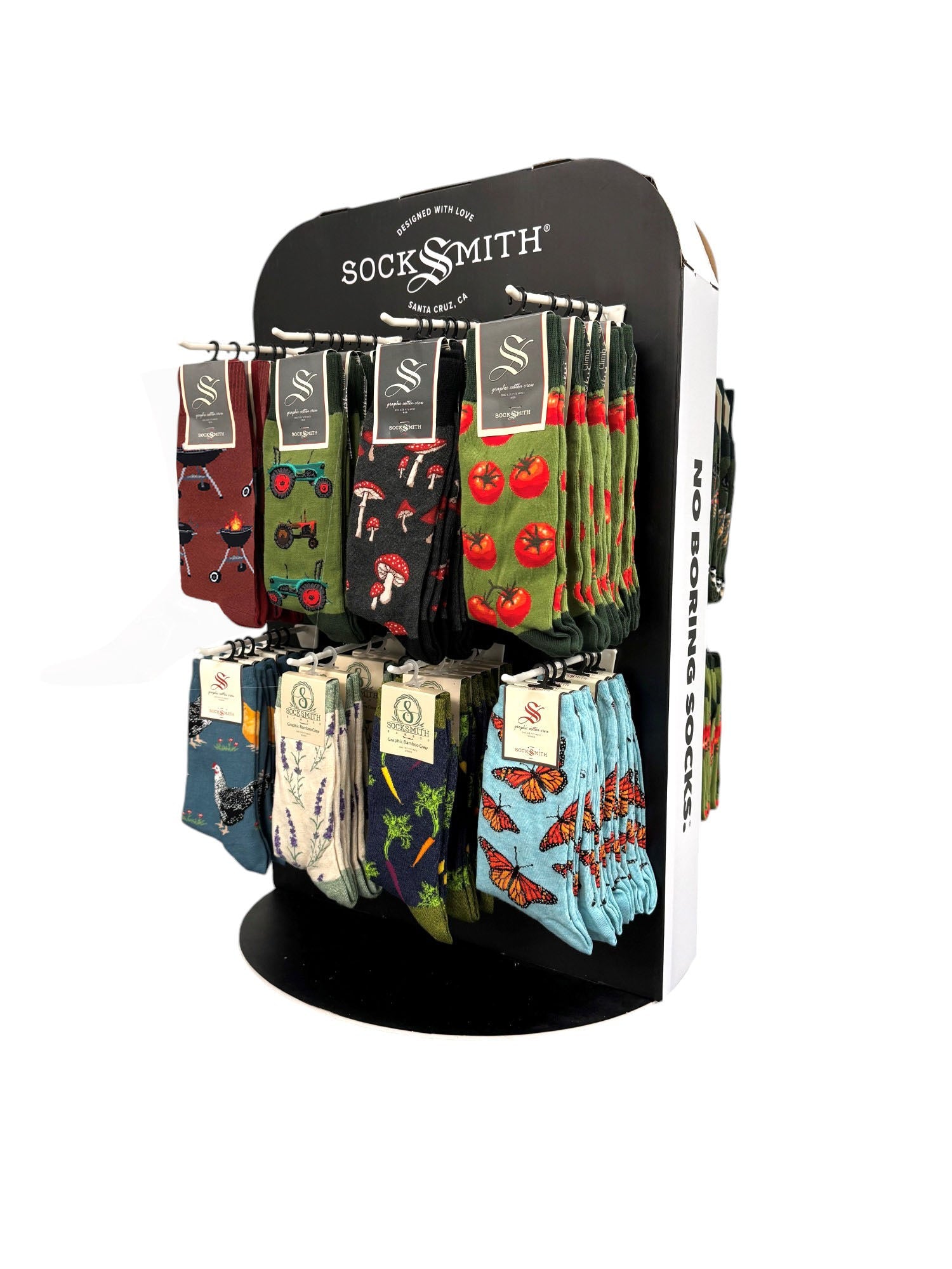 Socksmith Spinner Display Stand Socks