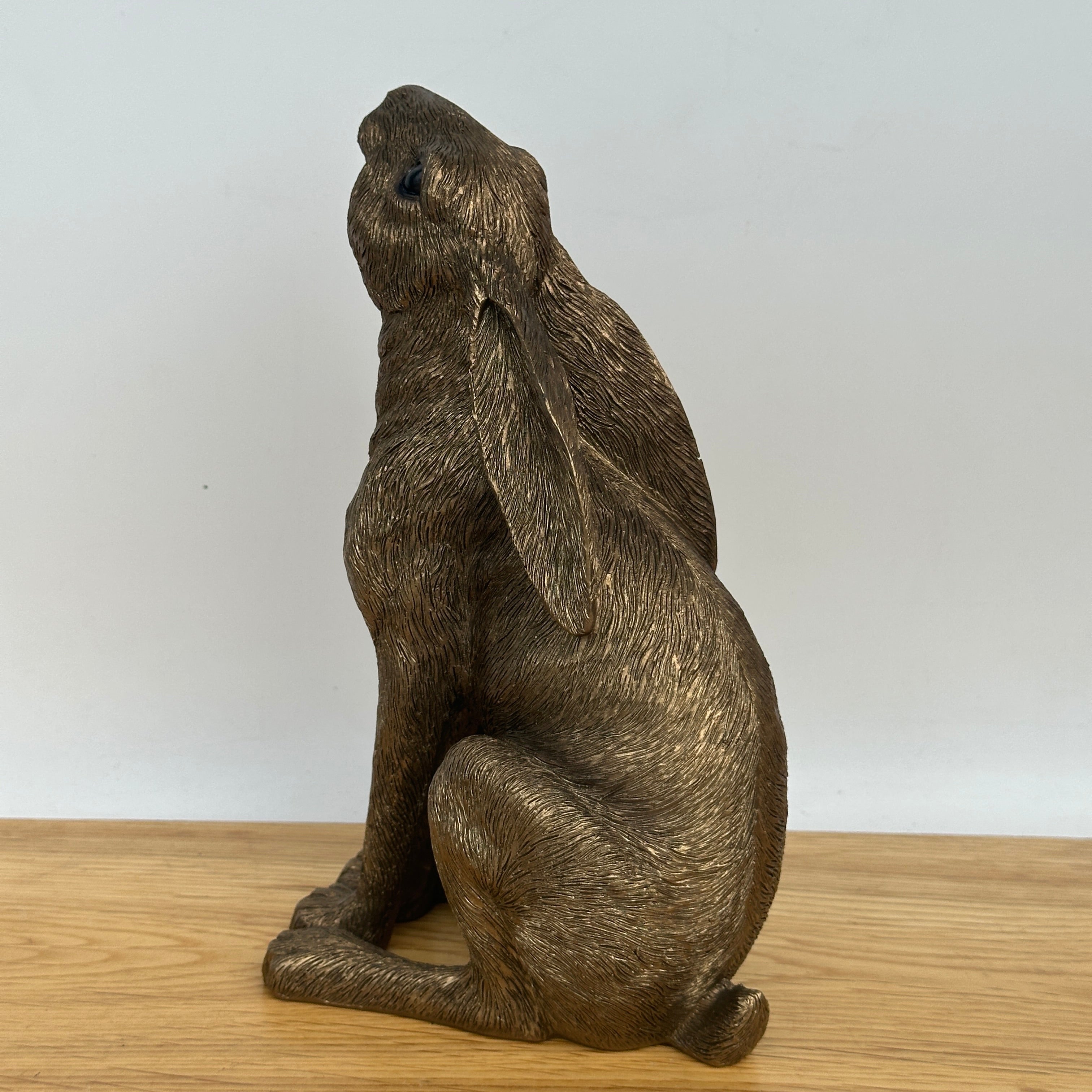 Leonardo Reflections Bronzed range18cm Bronzed Moongazing Hare, gift boxed
