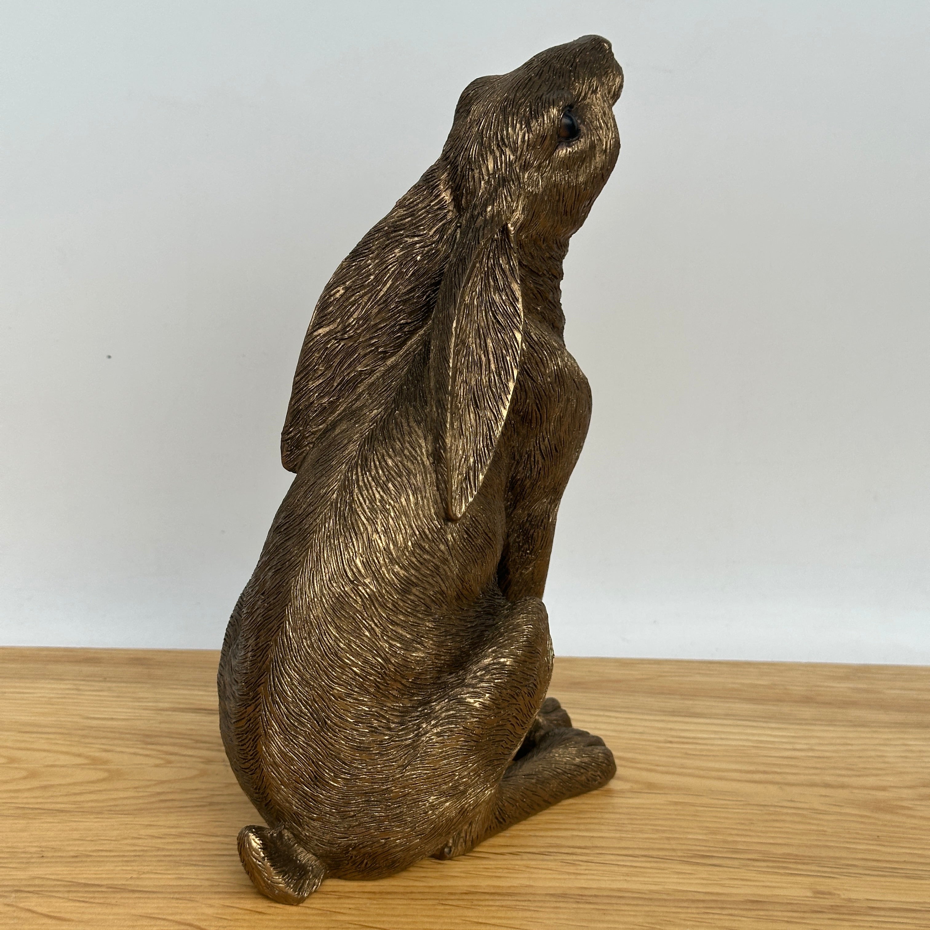 Leonardo Reflections Bronzed range18cm Bronzed Moongazing Hare, gift boxed