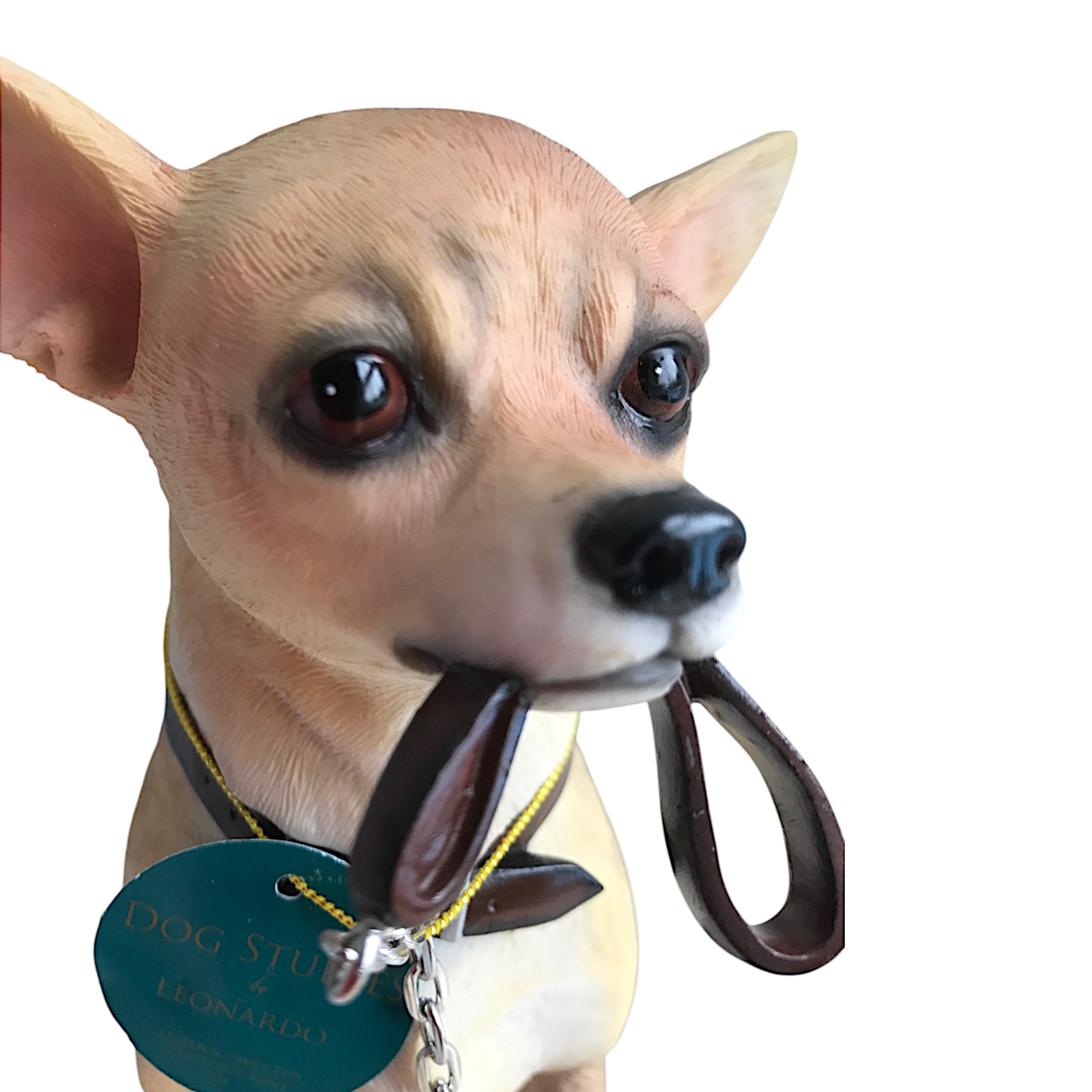 Chihuahua large 18cm quality lifelike Leonardo ornament figurine, gift boxed