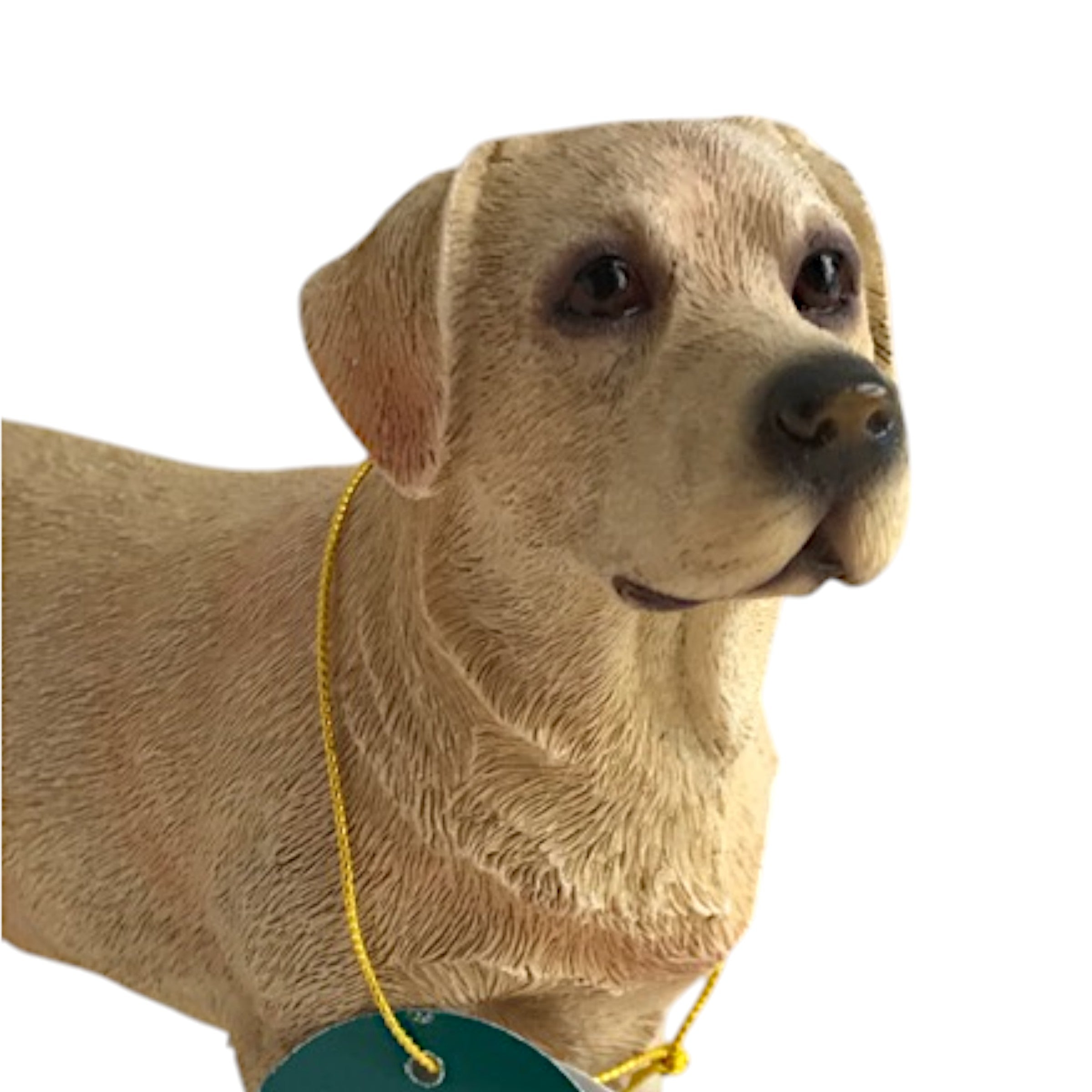 Standing Leonardo Golden Labrador ornament figurine decoration, Gift boxed