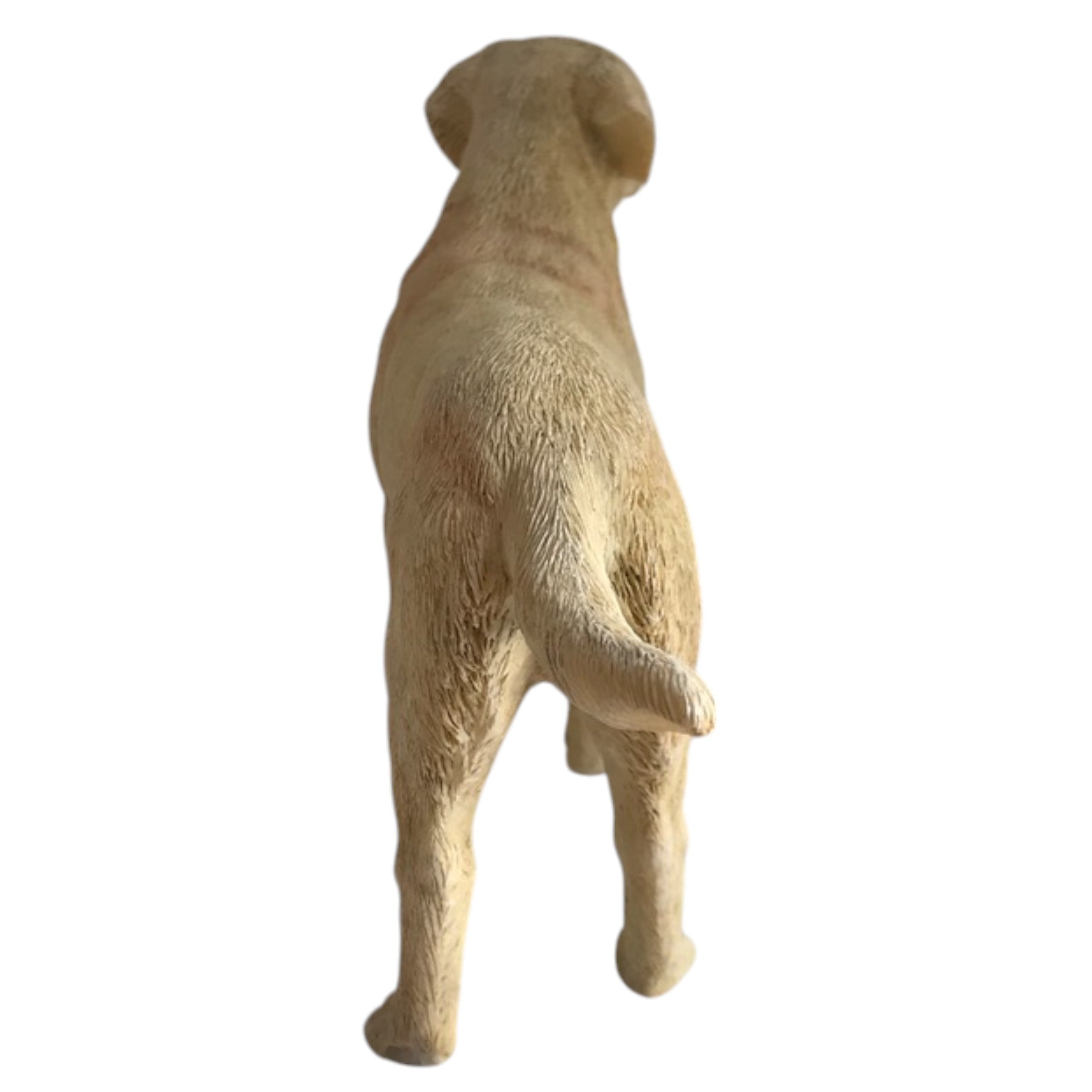 Standing Leonardo Golden Labrador ornament figurine decoration, Gift boxed
