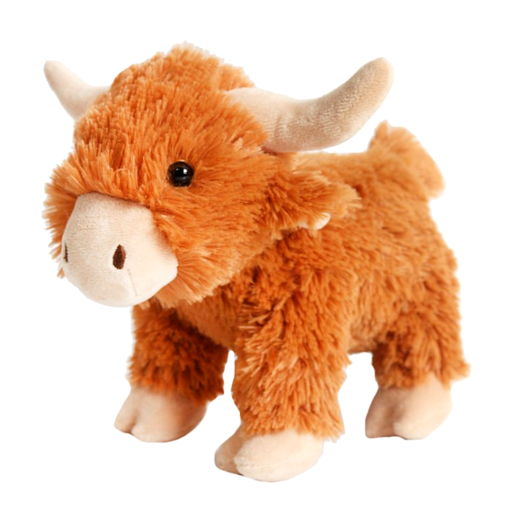 RPET PALS Highland Cow Soft Toy, super cuddly, 24cm long