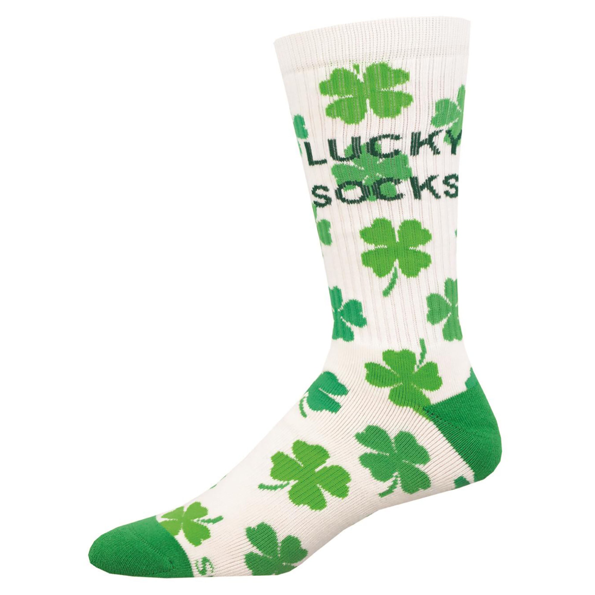 Socksmith Men's Lucky Socks 6 Pack - Active Crew Socks