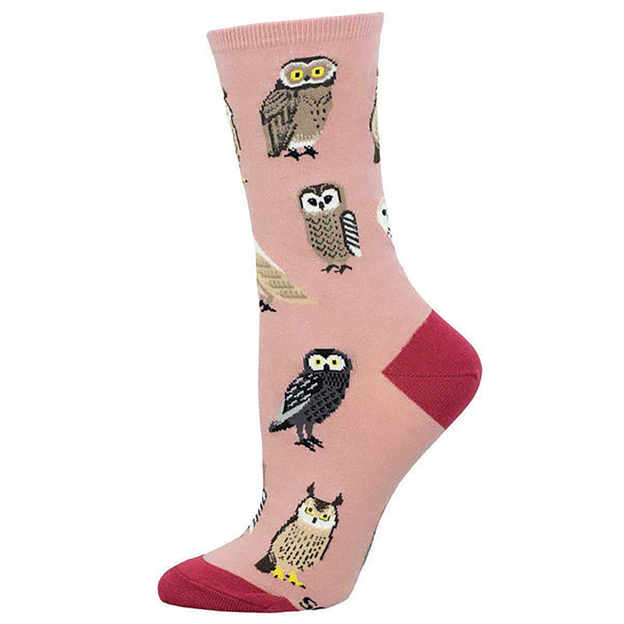 Socksmith Parliament of Owls 6 Pack - Cotton Crew Socks