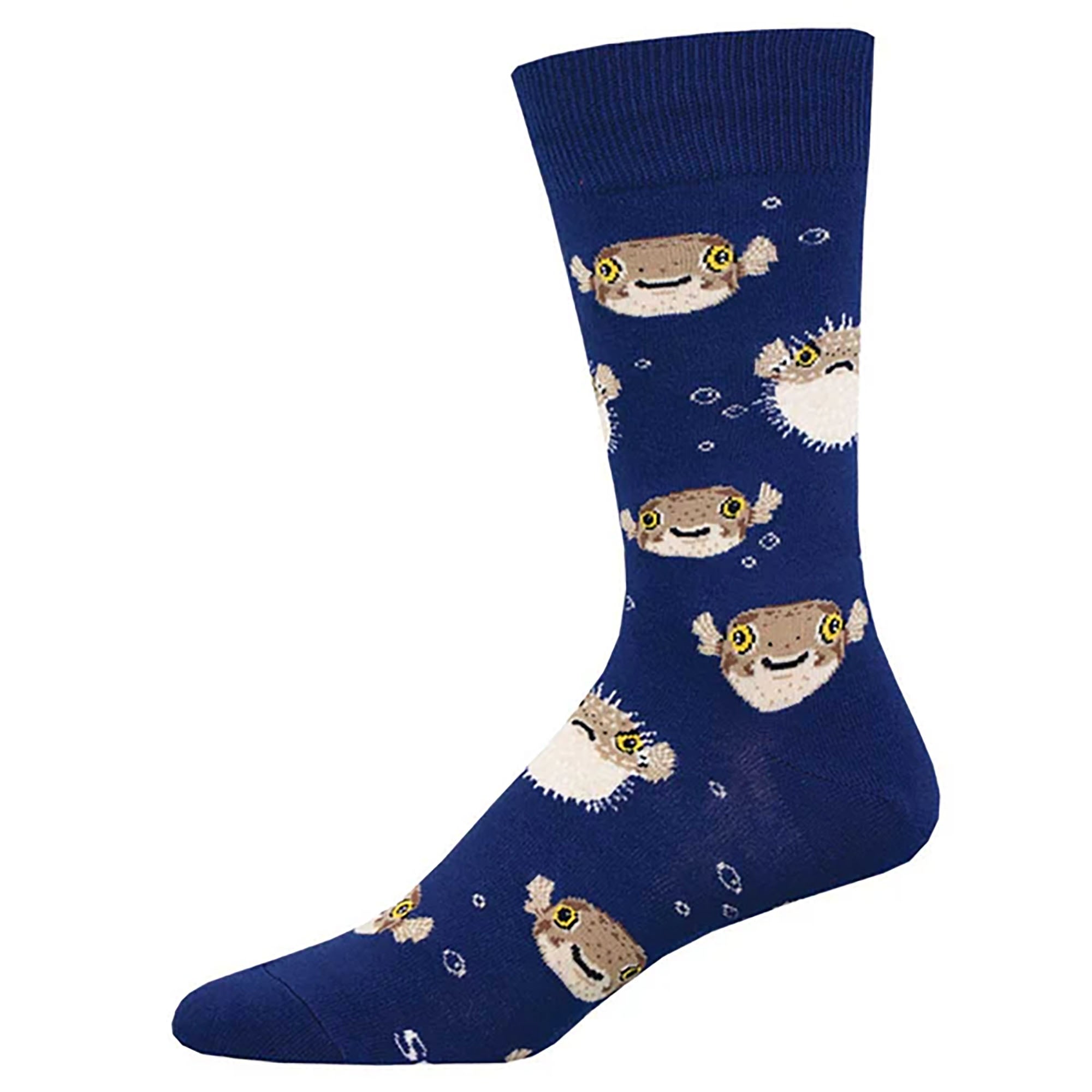 Socksmith Pufferfish 6 Pack - Cotton Crew Socks