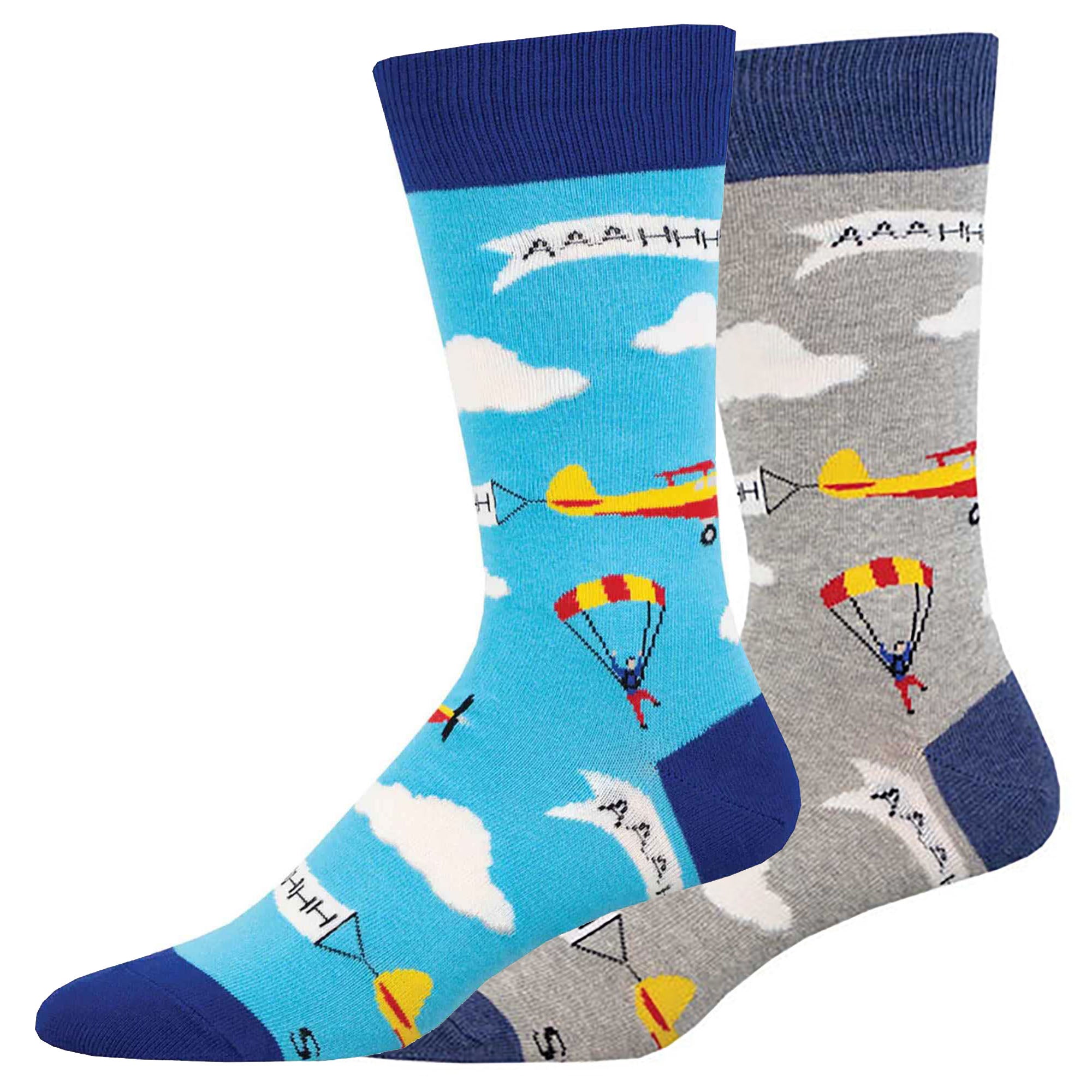 Socksmith Skydiver 6 Pack - Cotton Crew Socks