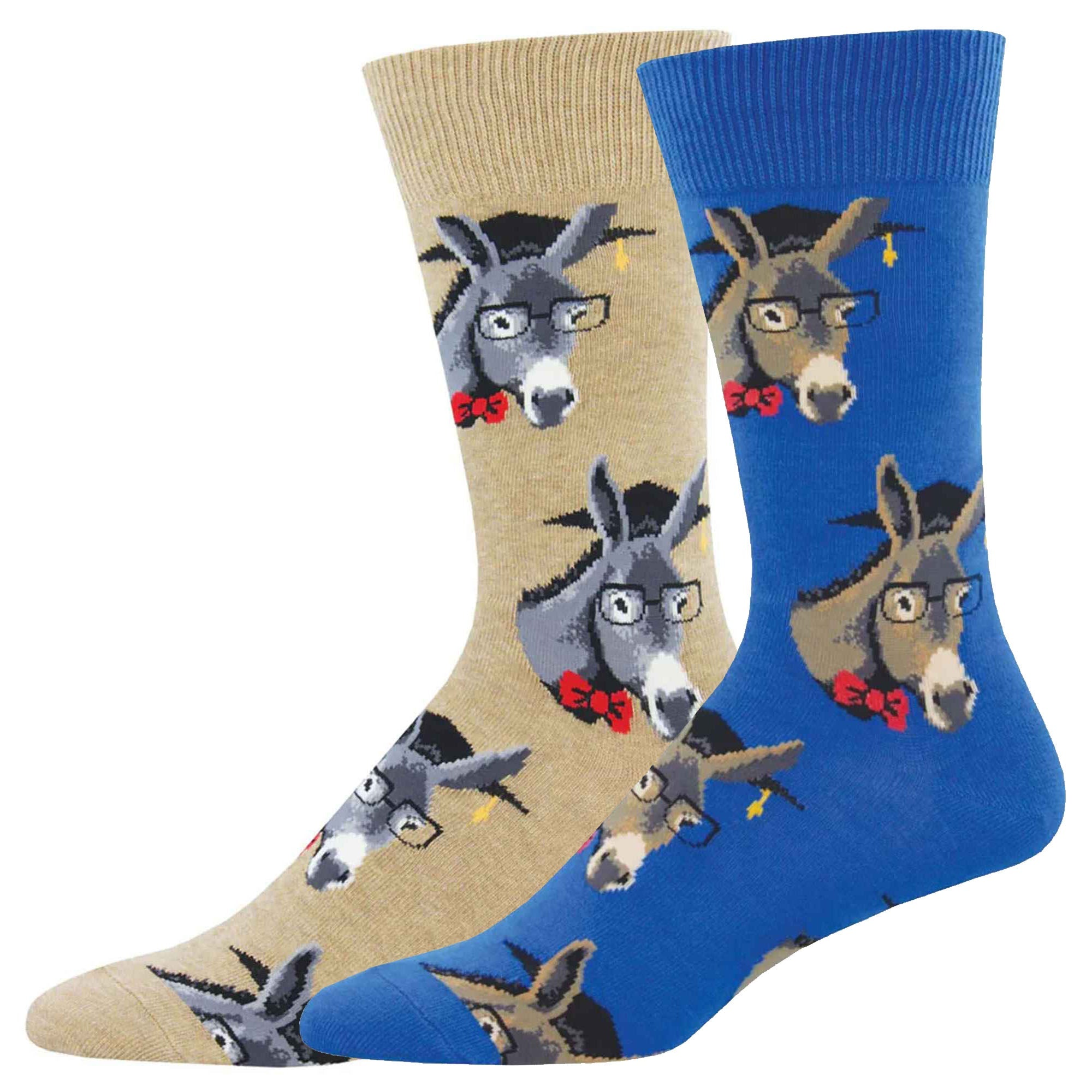 Socksmith Smart Ass 6 Pack - Cotton Crew Socks