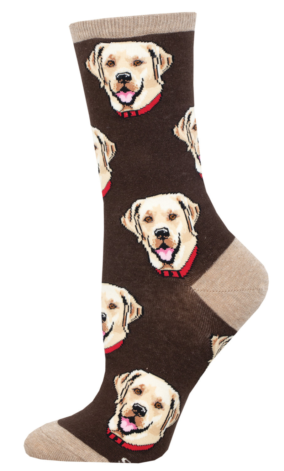 Socksmith Labrador 6 Pack - Cotton Crew Socks
