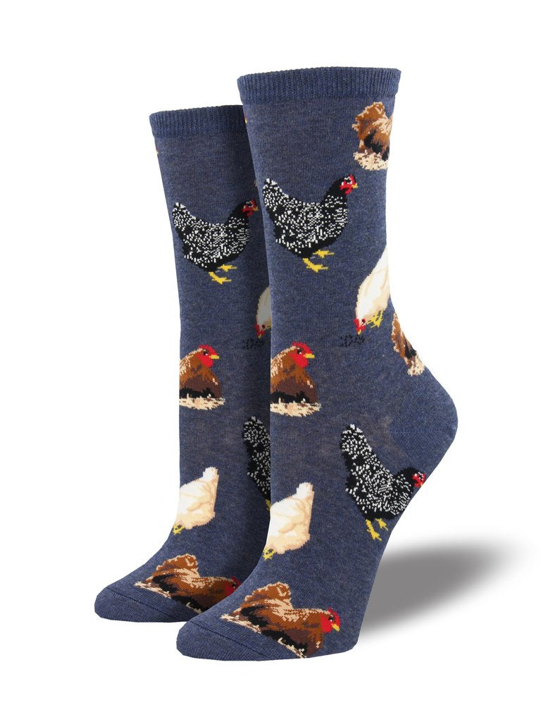 Socksmith Hen House 6 Pack - Cotton Crew Socks