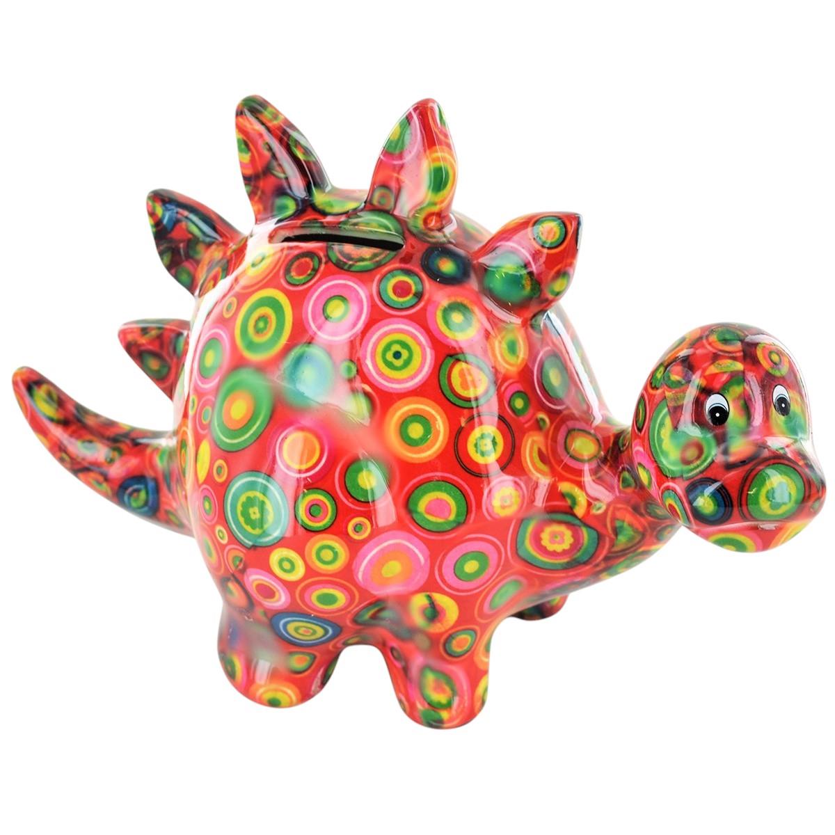 Pomme Pidou 'Zorc' the Dinosaur ceramic Money Box (6 PACK, ASSORTED)