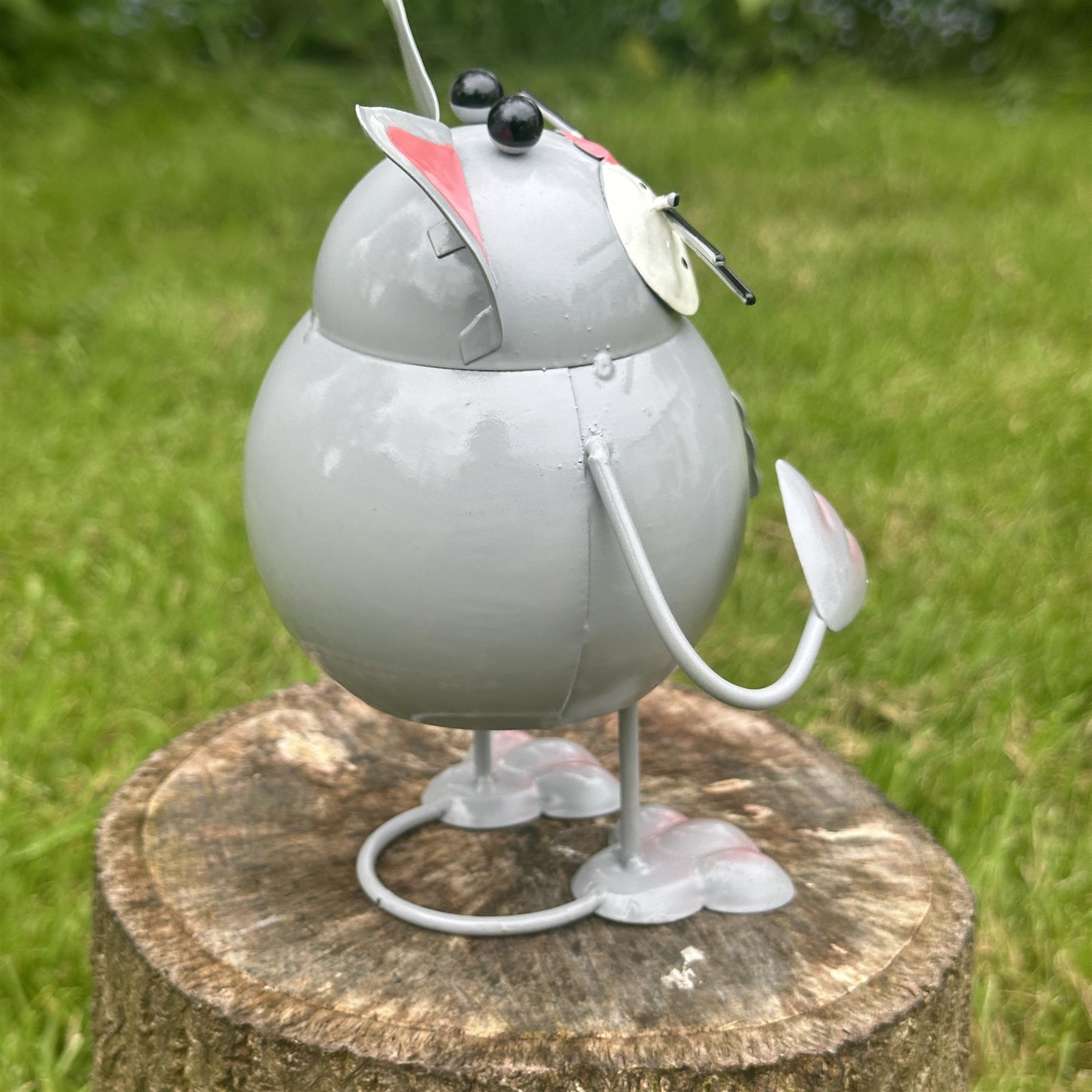 Bright Eyes metal Cat garden ornament, Brighy Eyes range by Lesser & Pavey