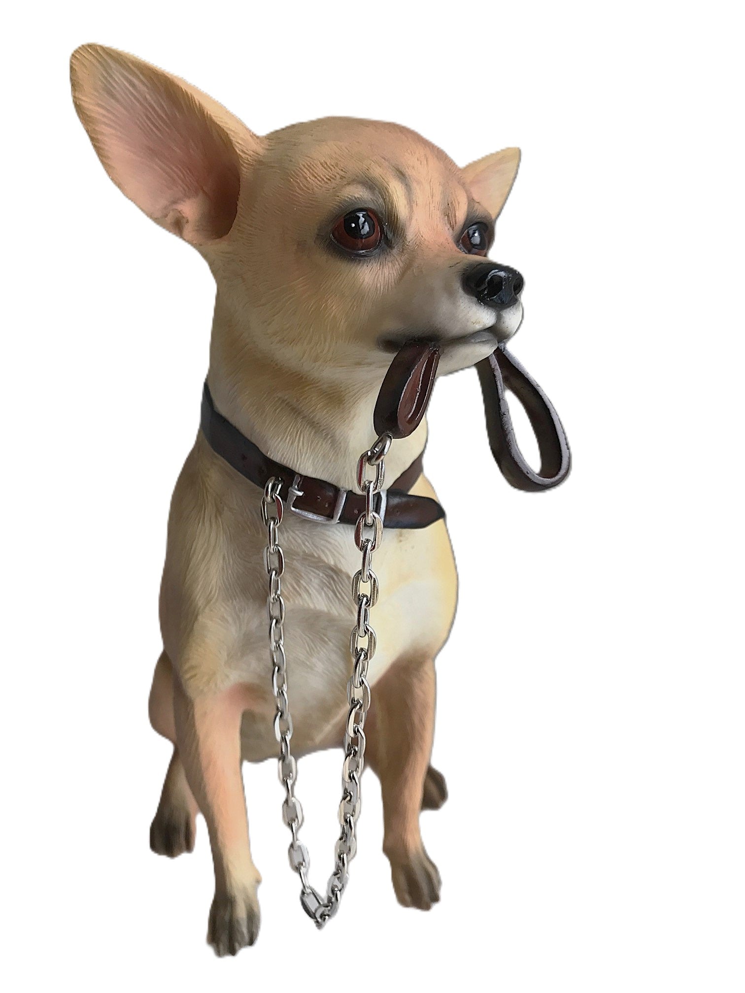Chihuahua large 18cm quality lifelike Leonardo ornament figurine, gift boxed